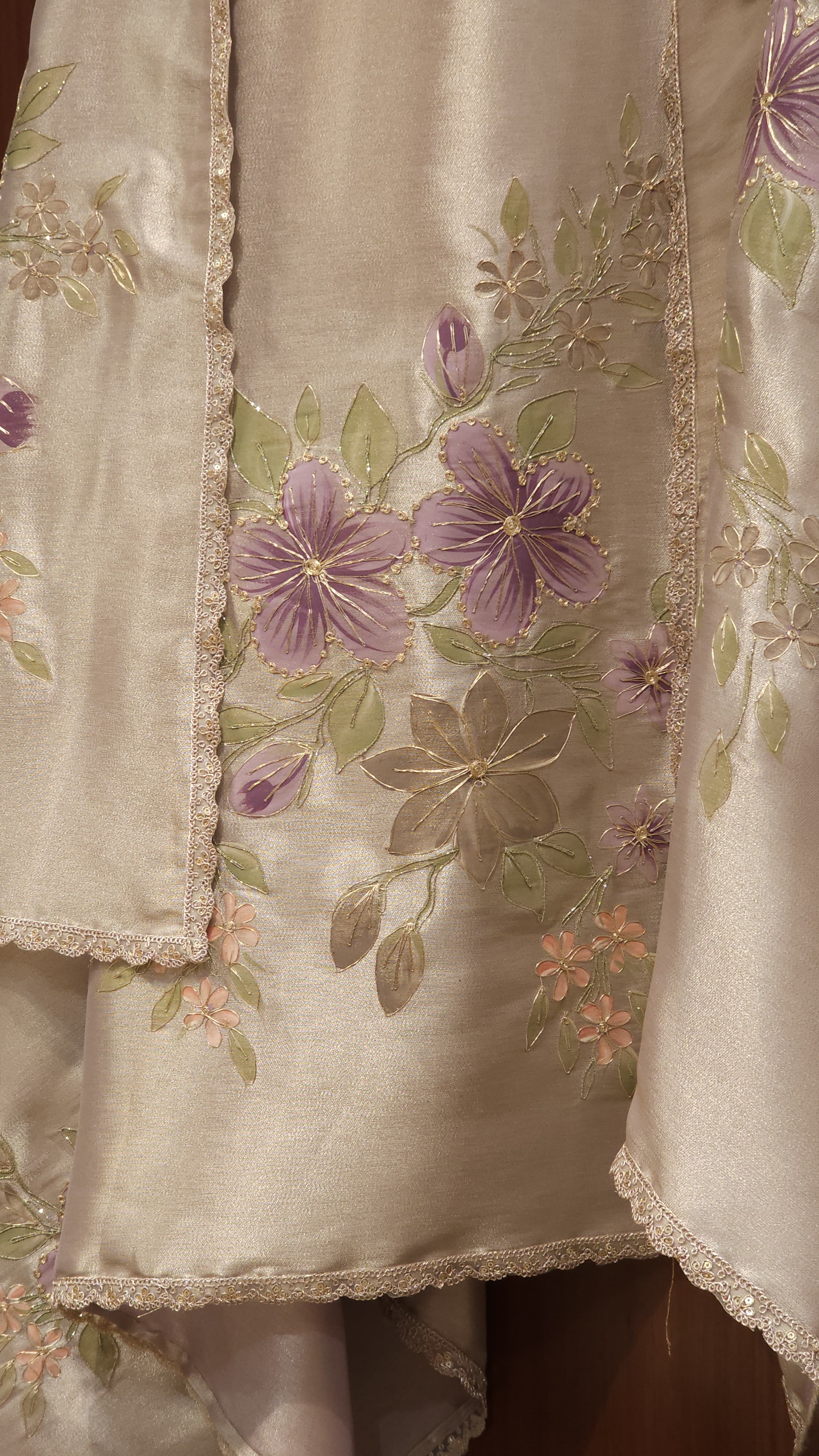 Luxury Russian Tissue Handpaint Suit