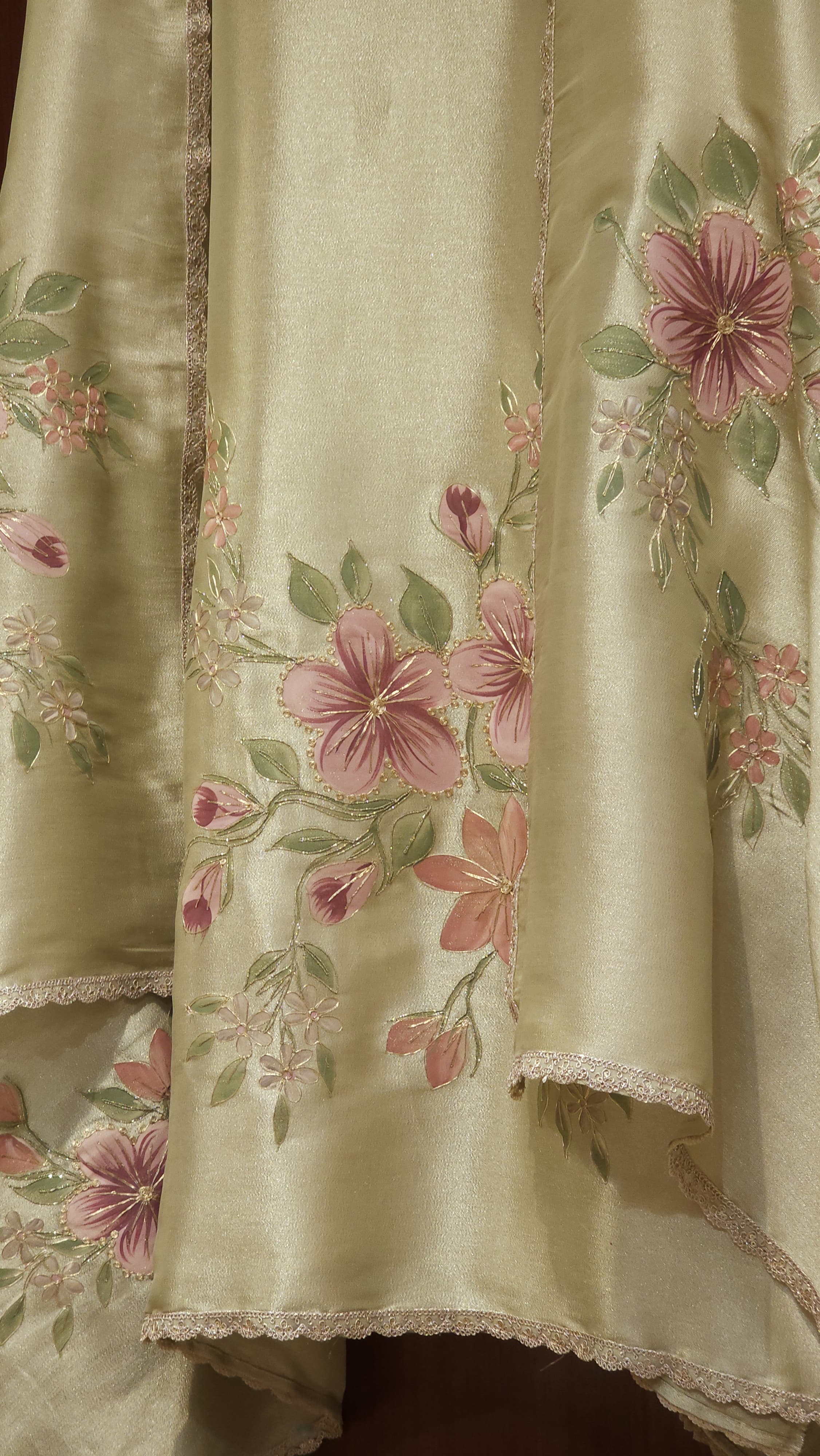 Luxury Russian Tissue Handpaint Suit