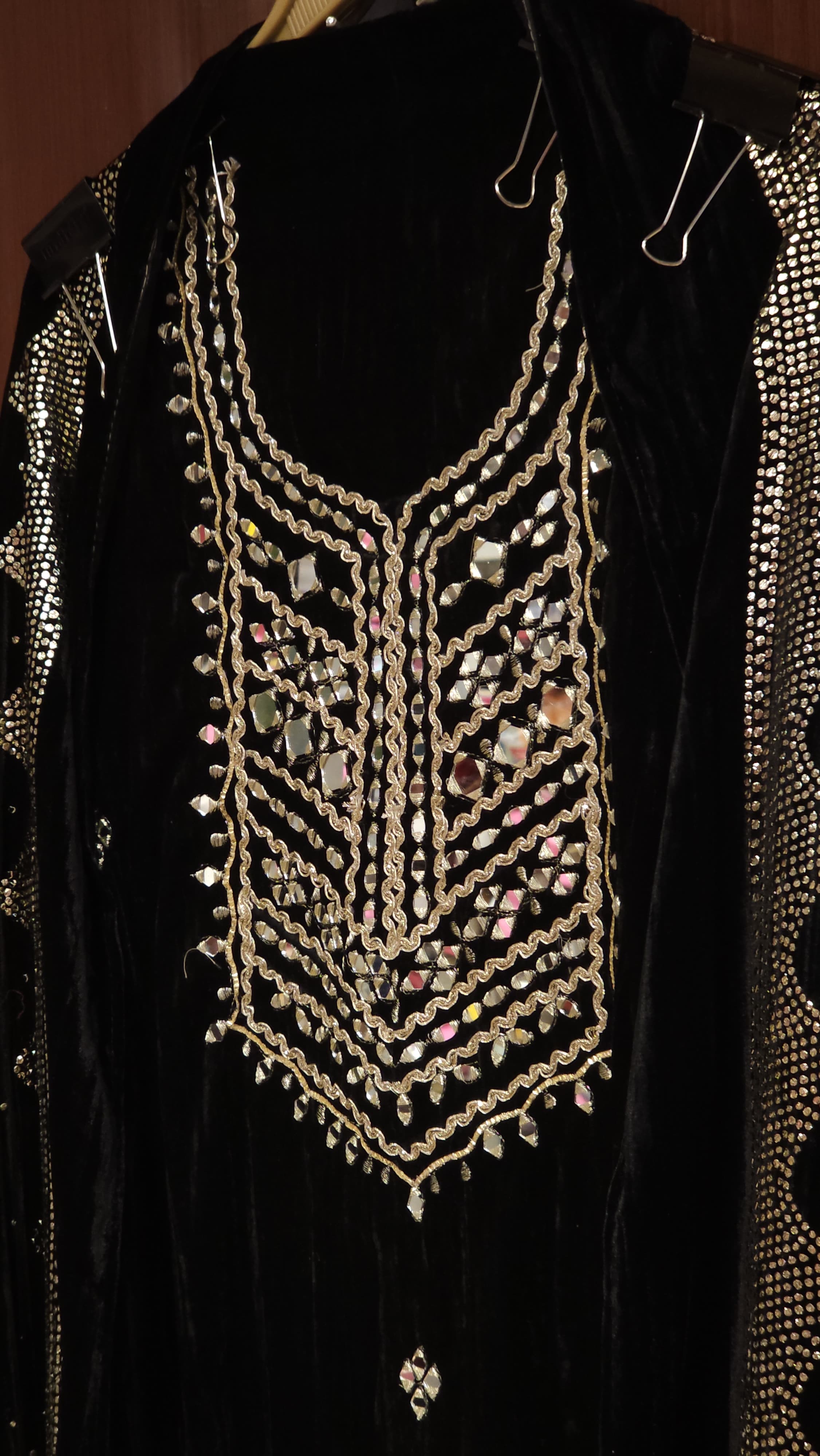 Luxury Pitta Work velvet Ensemble