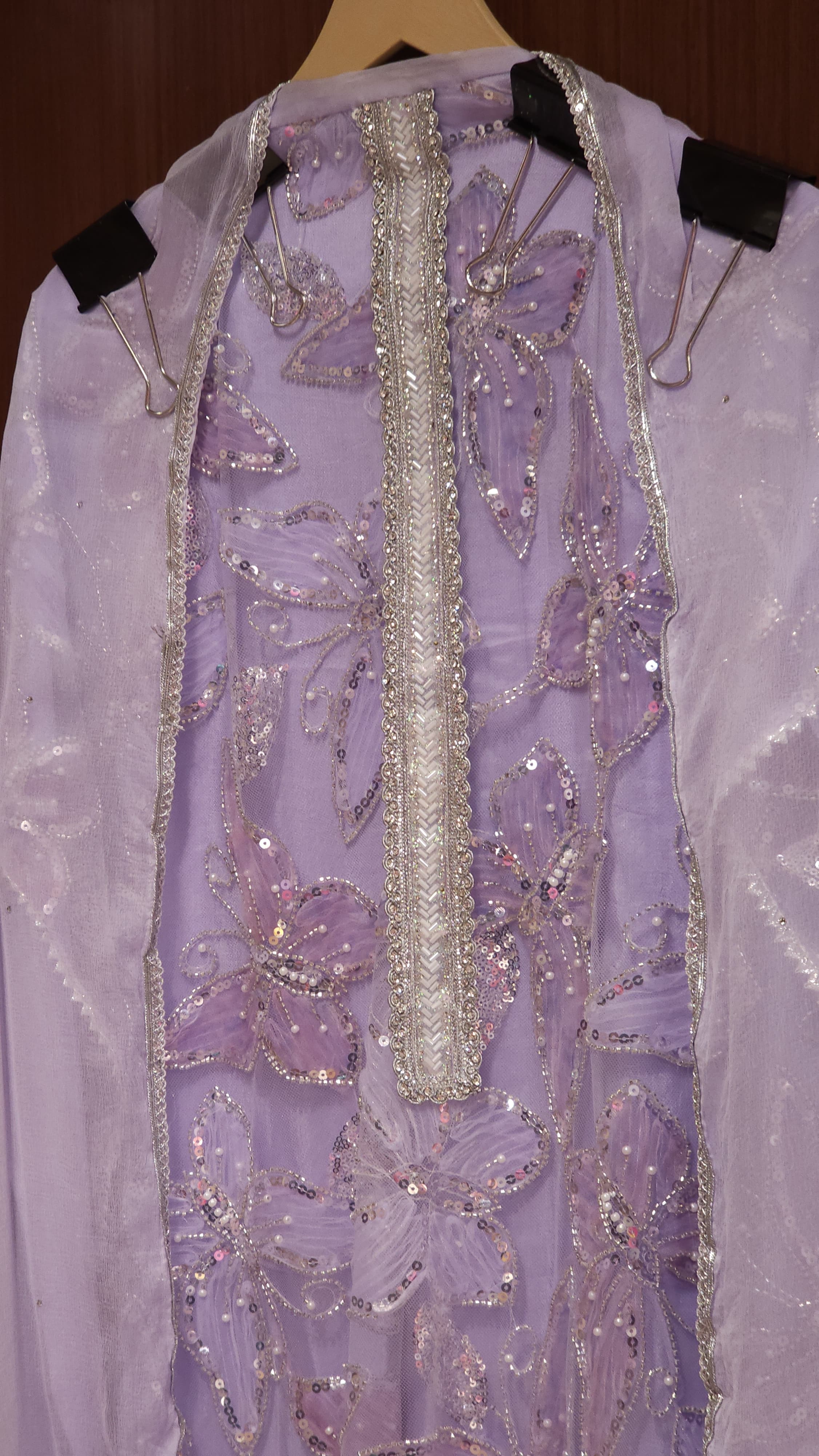 Butterflies on Net - Indo Western Suit