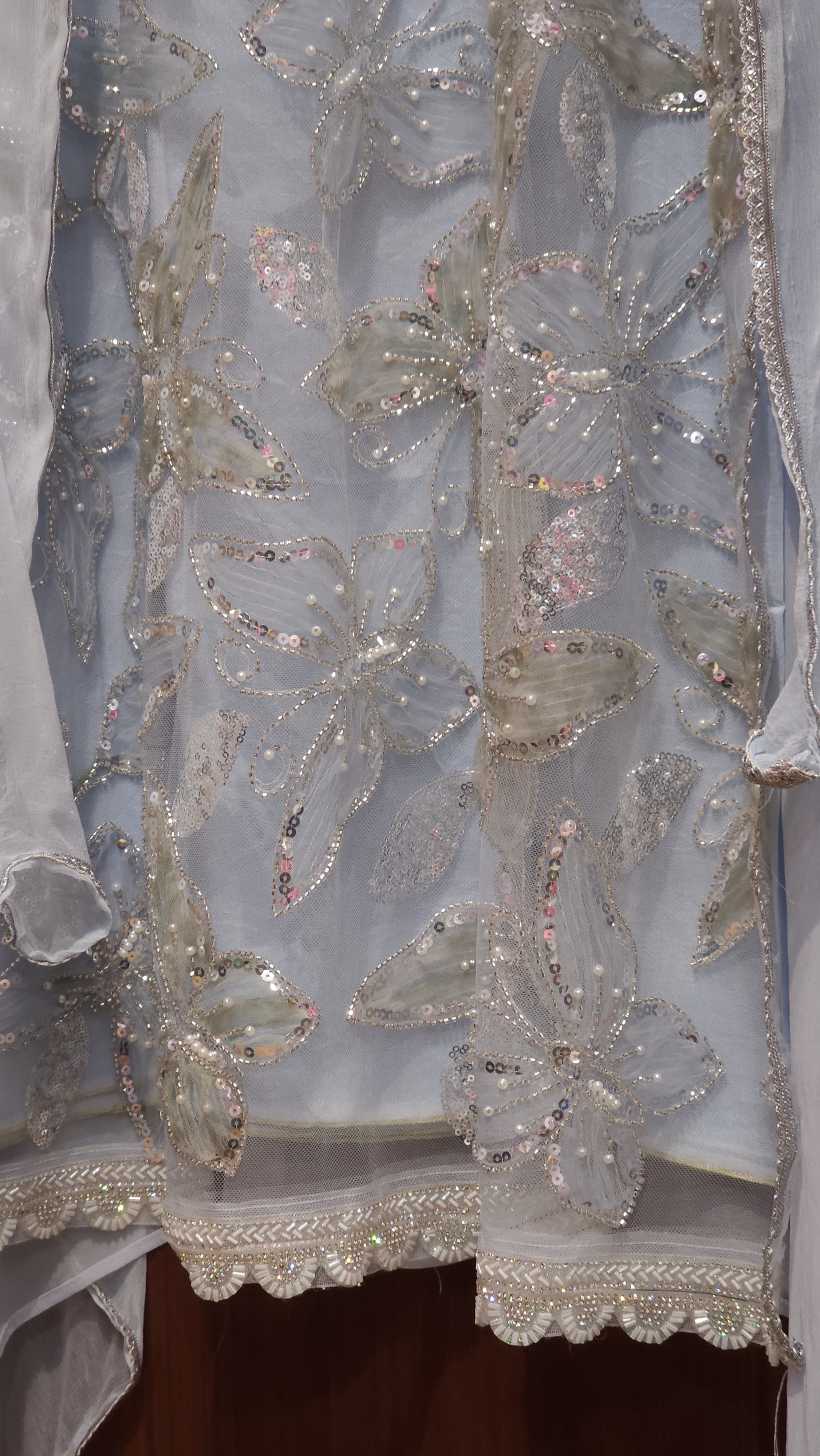 Butterflies on Net - Indo Western Suit