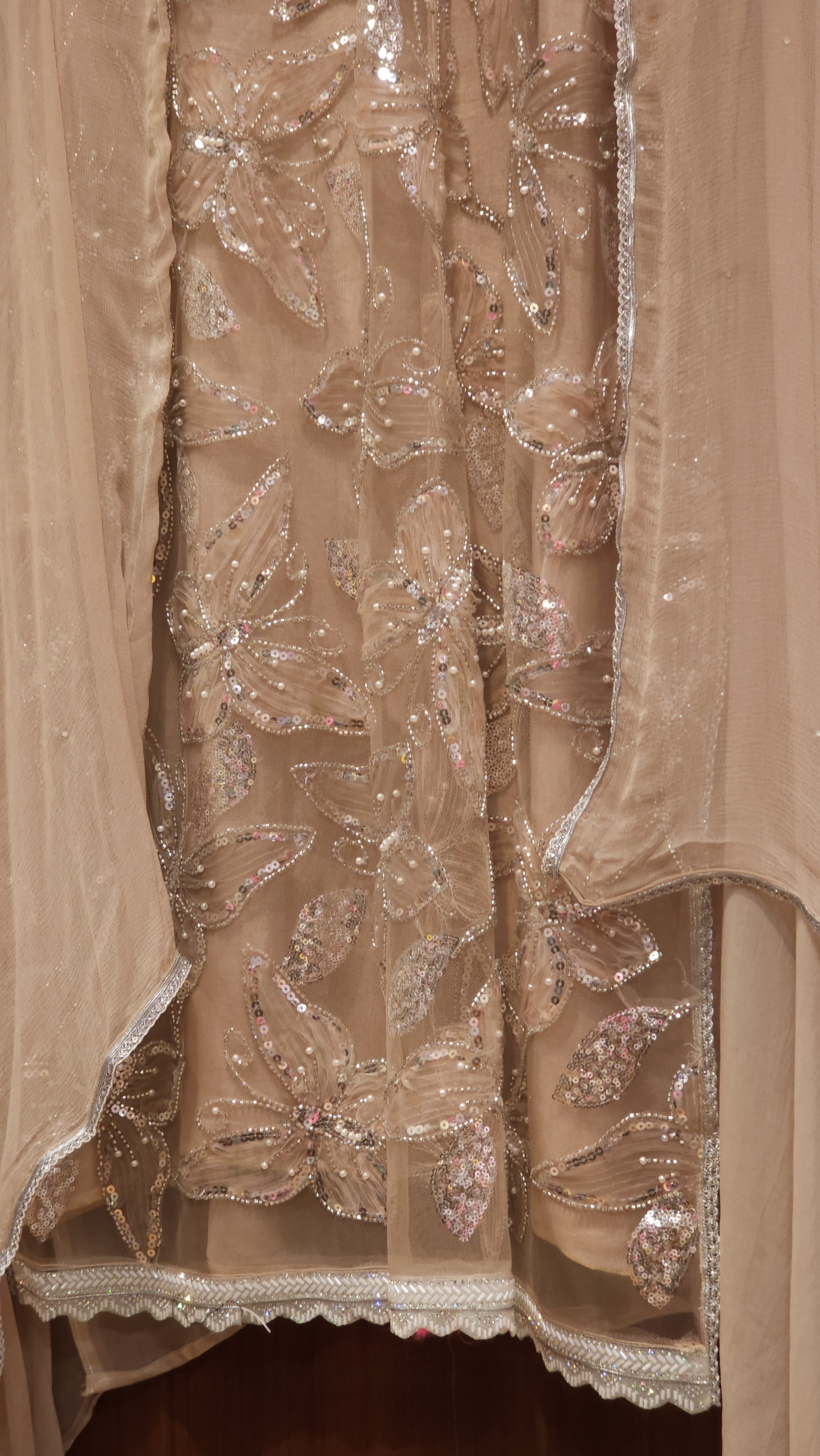 Butterflies on Net - Indo Western Suit