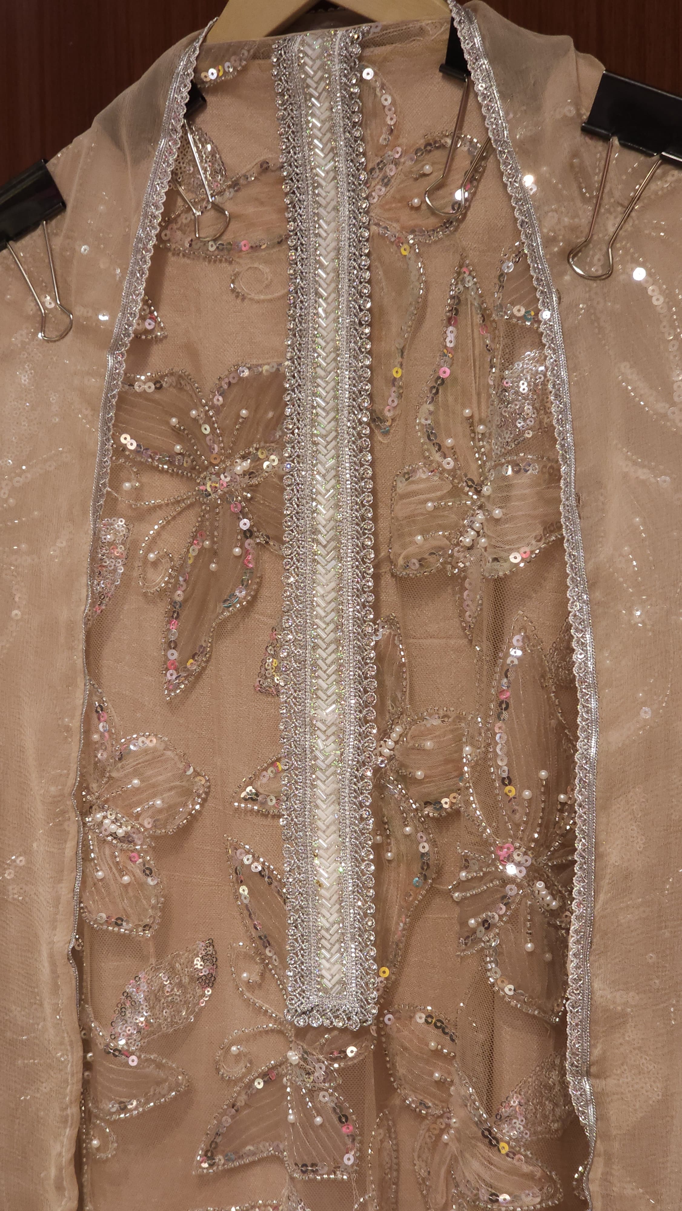 Butterflies on Net - Indo Western Suit