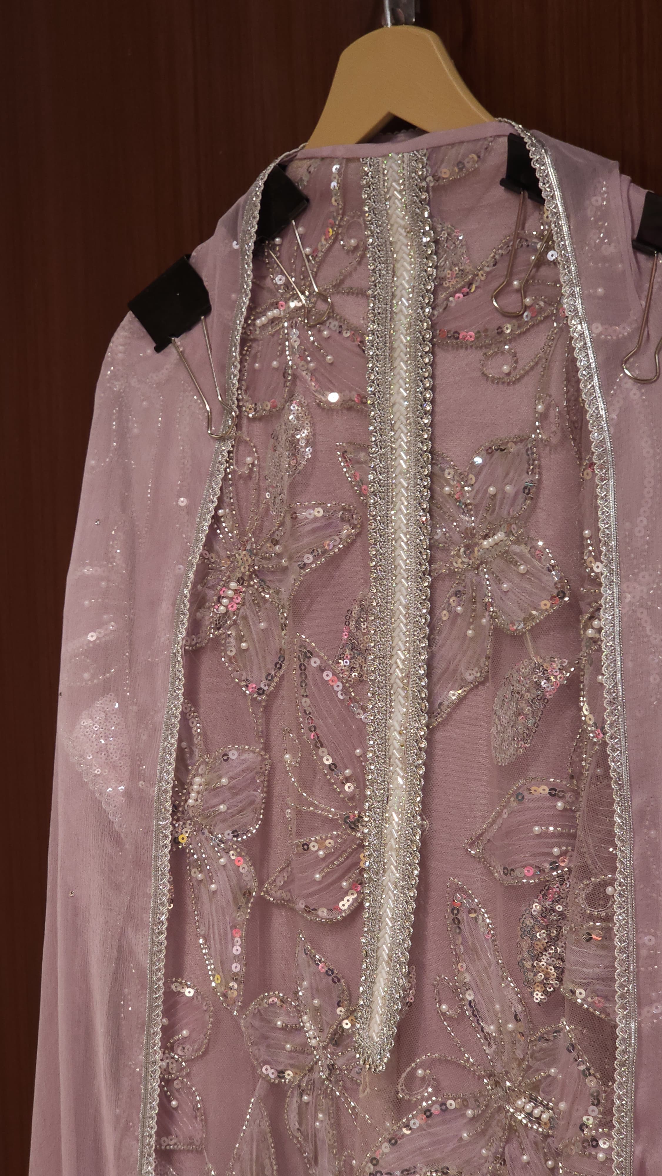 Butterflies on Net - Indo Western Suit