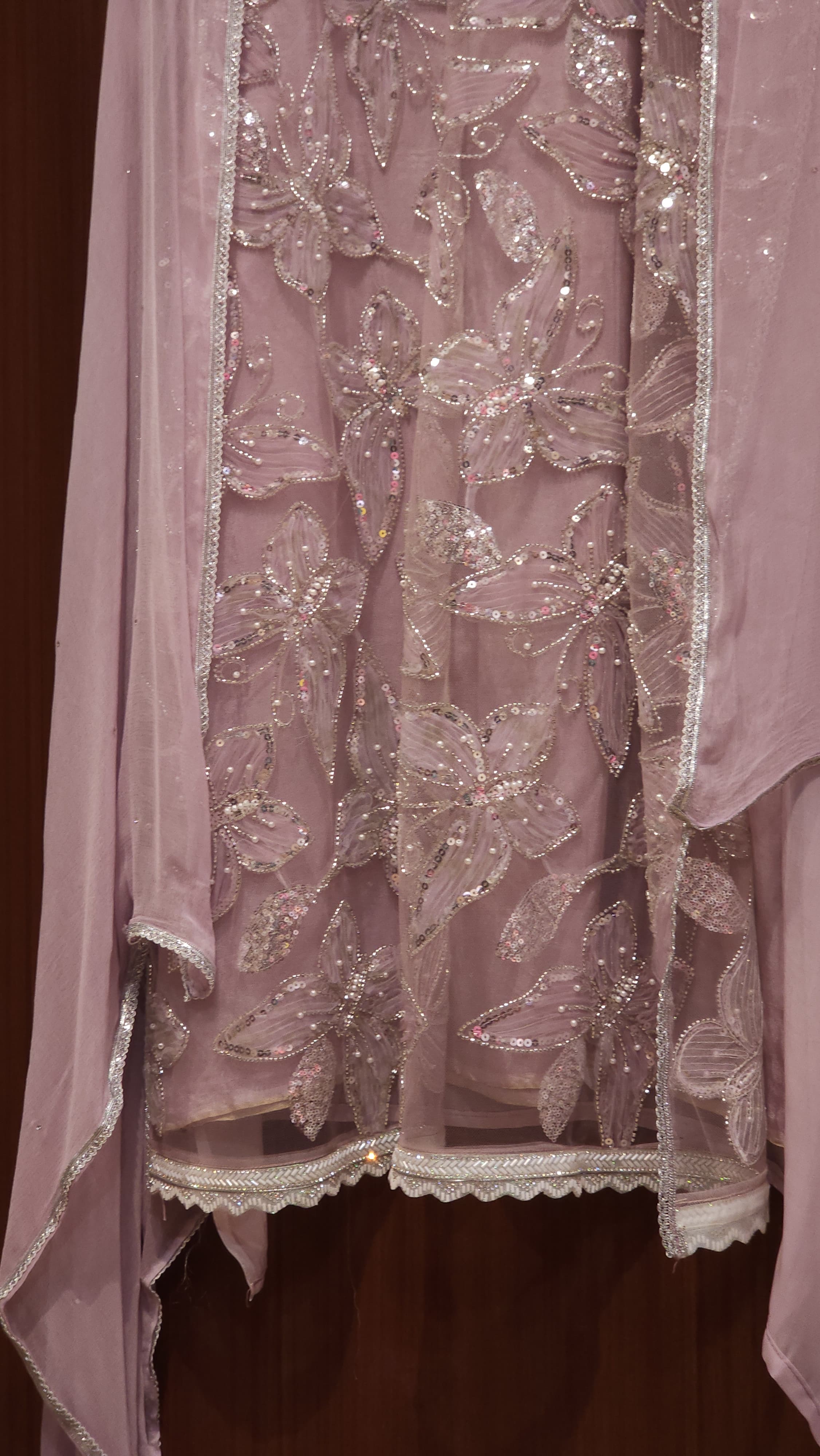 Butterflies on Net - Indo Western Suit