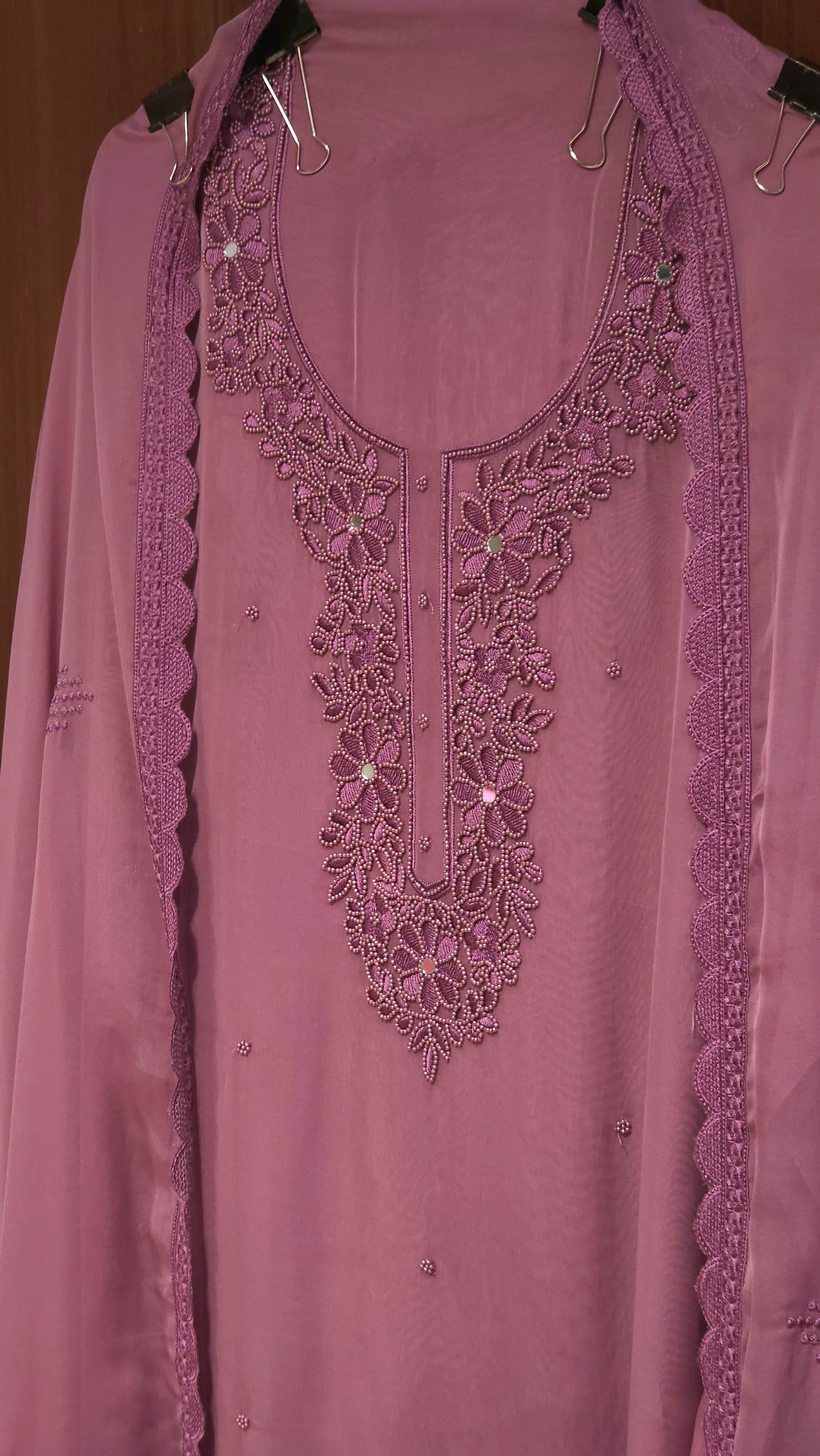 Pakistani Designer Inspired Organza Cutwork Suit