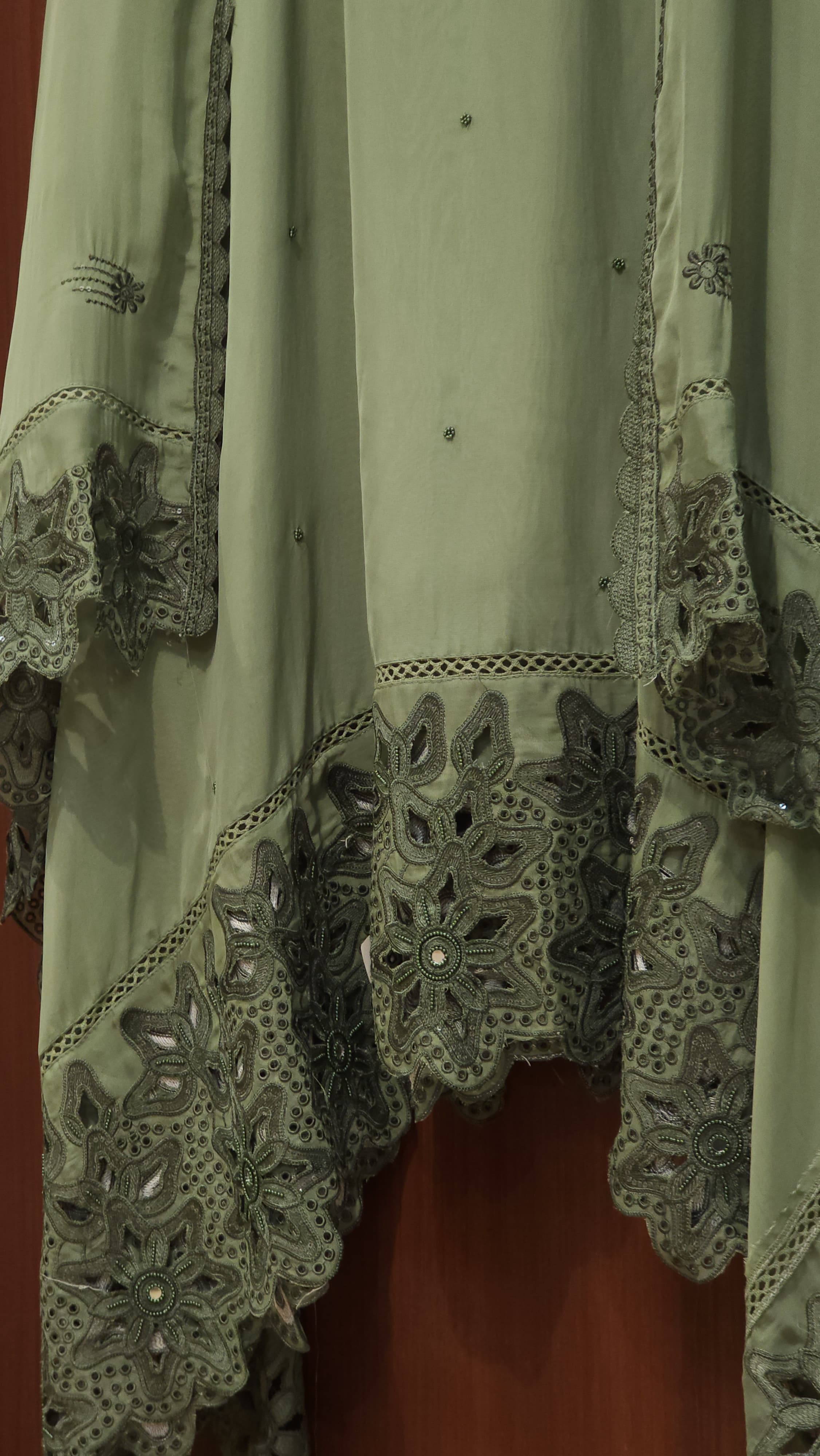 Pakistani Designer Inspired Organza Cutwork Suit