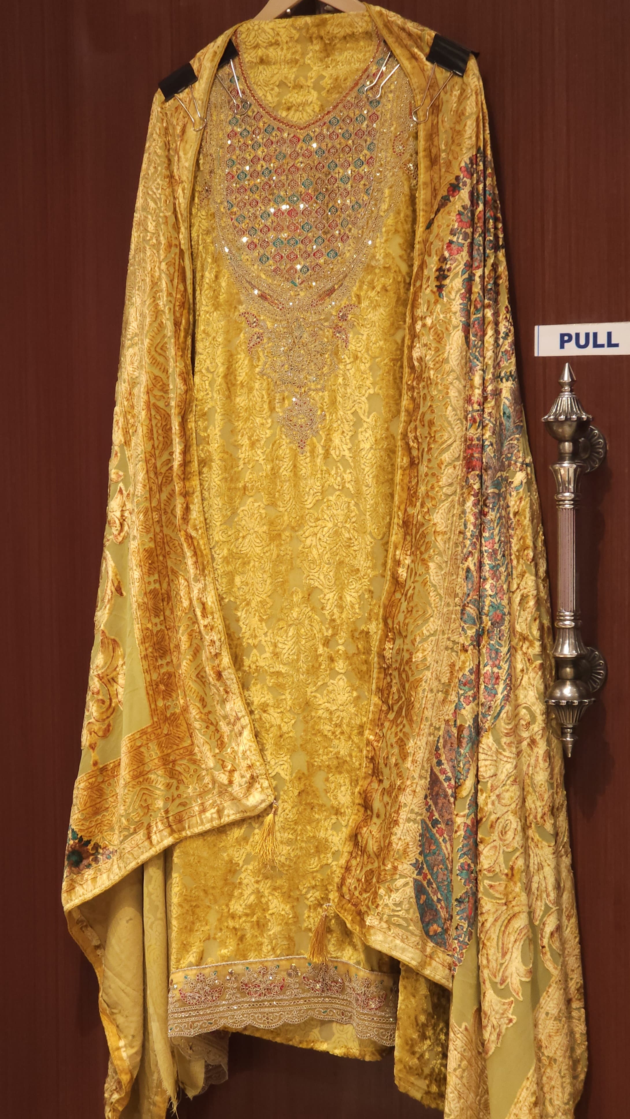 Luxury Brasso Velvet, Paisley Patterned Suit