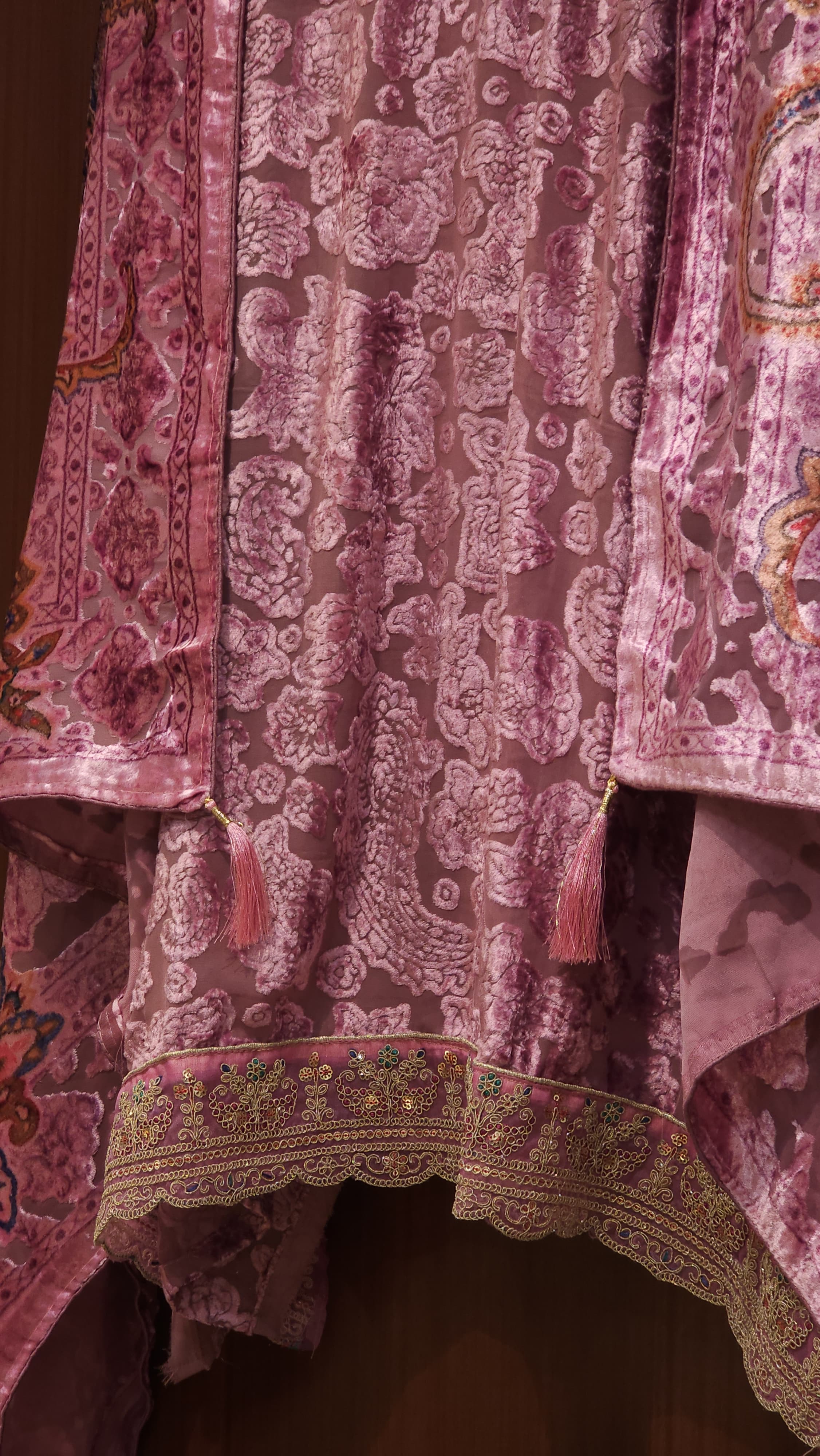 Luxury Brasso Velvet, Paisley Patterned Suit