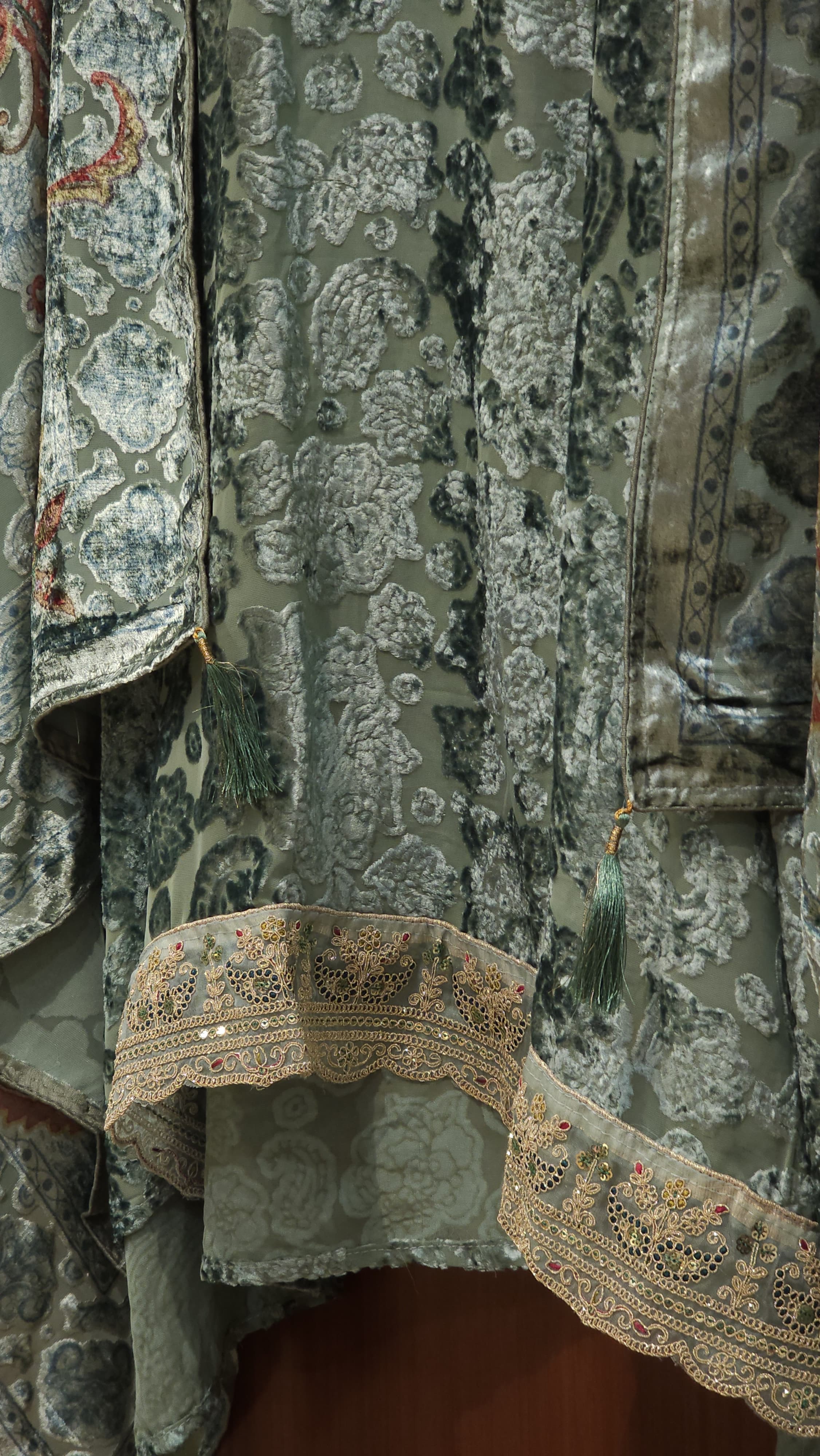 Luxury Brasso Velvet, Paisley Patterned Suit