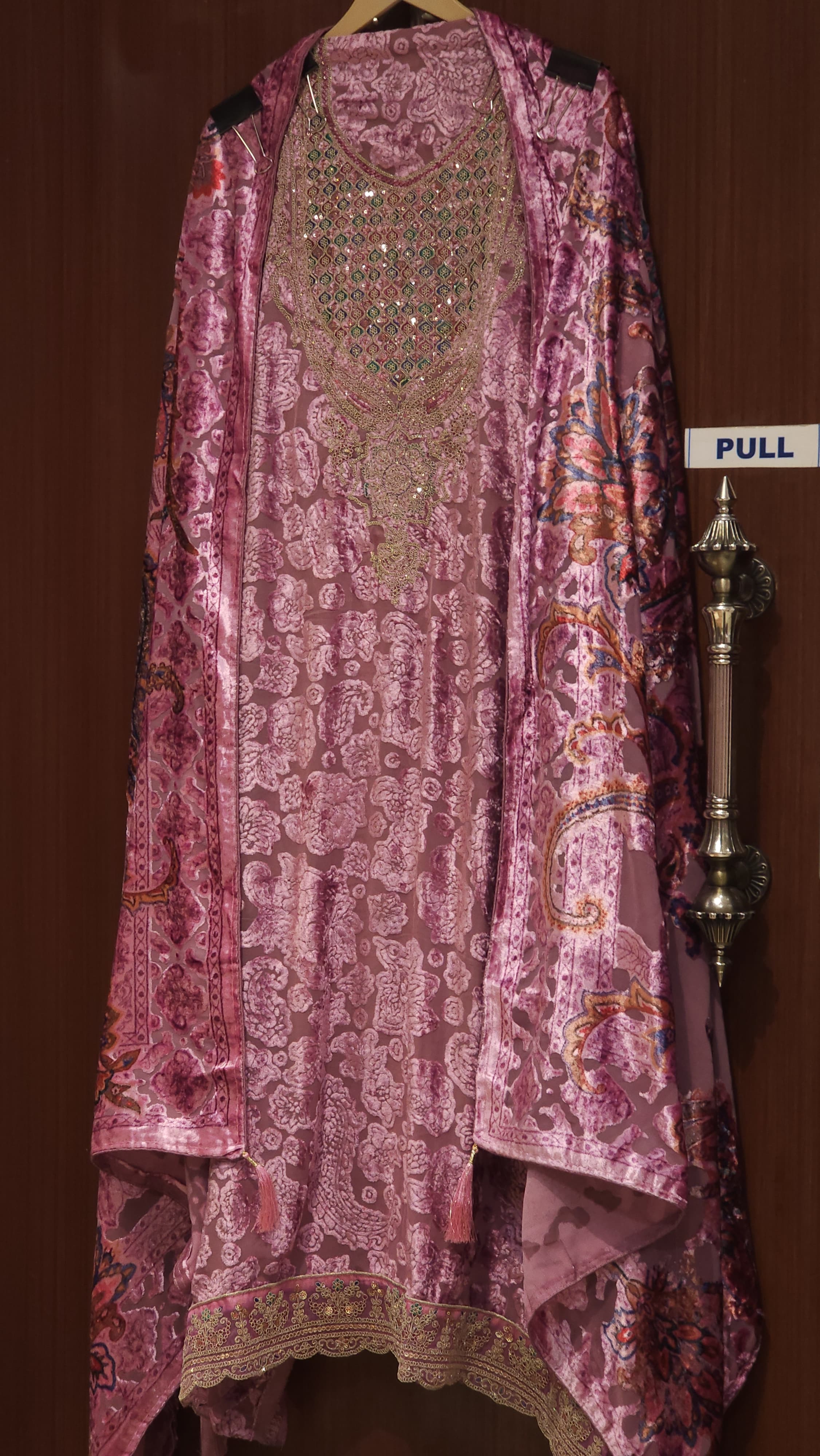 Luxury Brasso Velvet, Paisley Patterned Suit