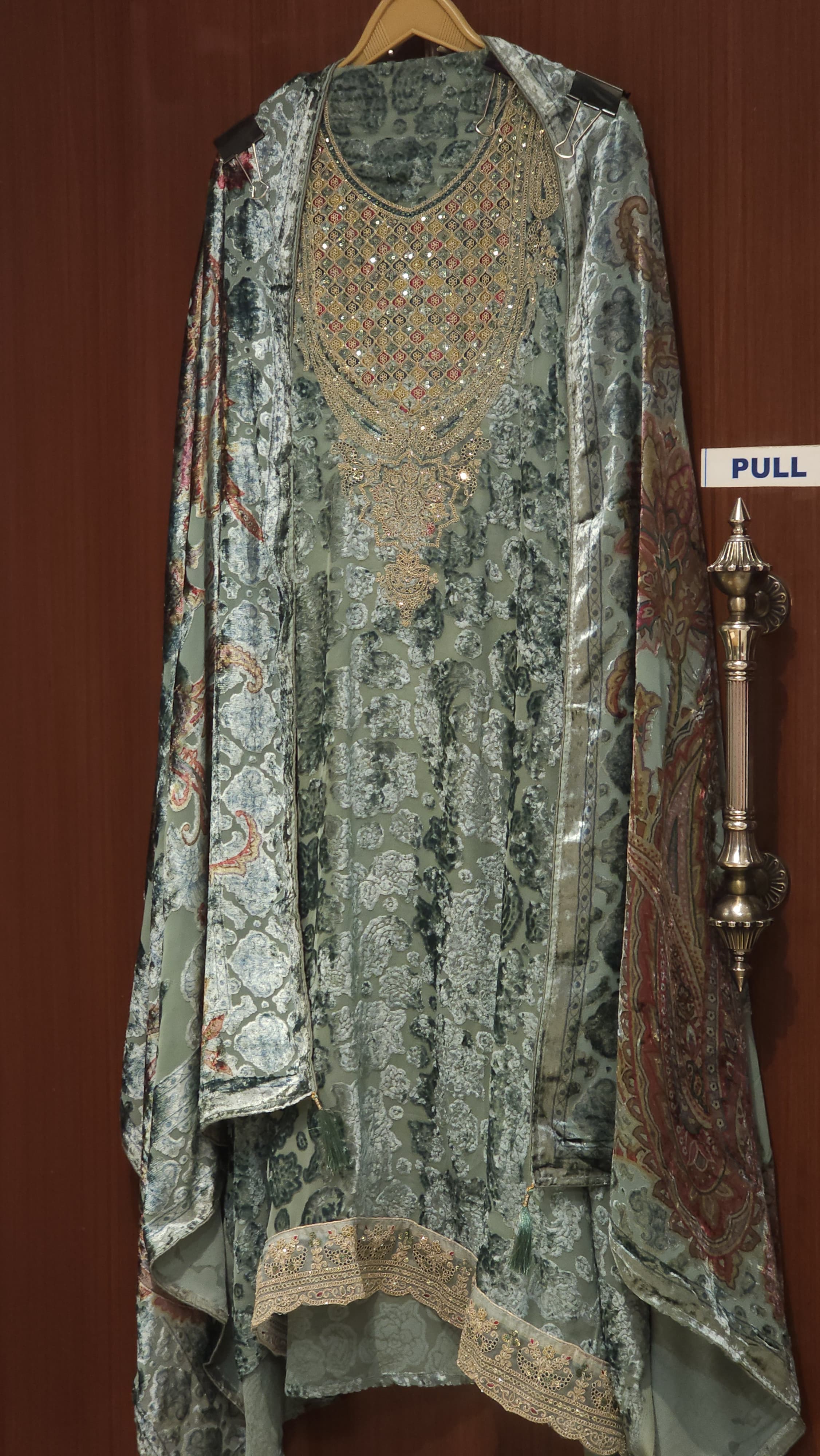 Luxury Brasso Velvet, Paisley Patterned Suit