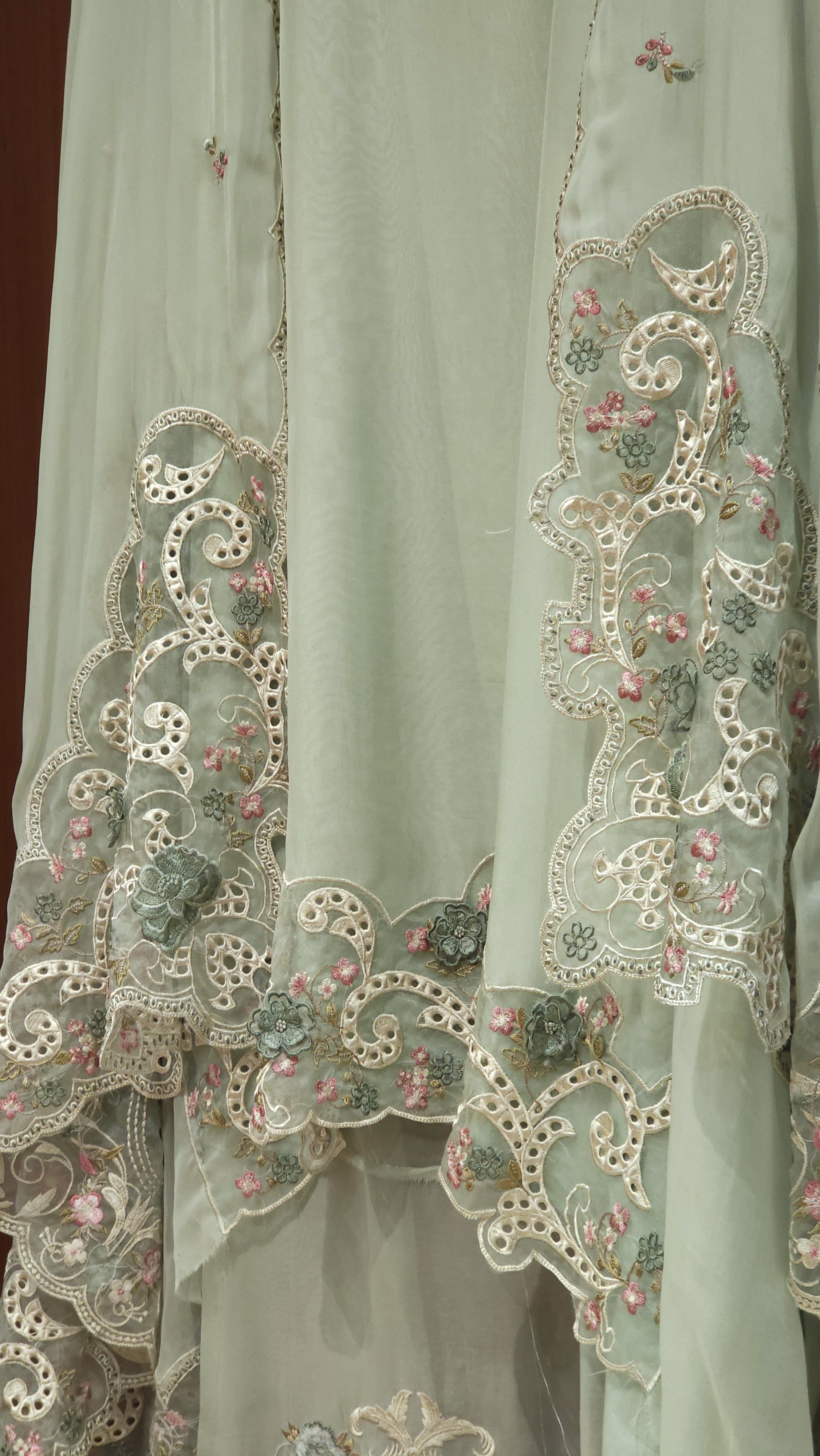 Pure Organza Resham Embroidery - Export Edition