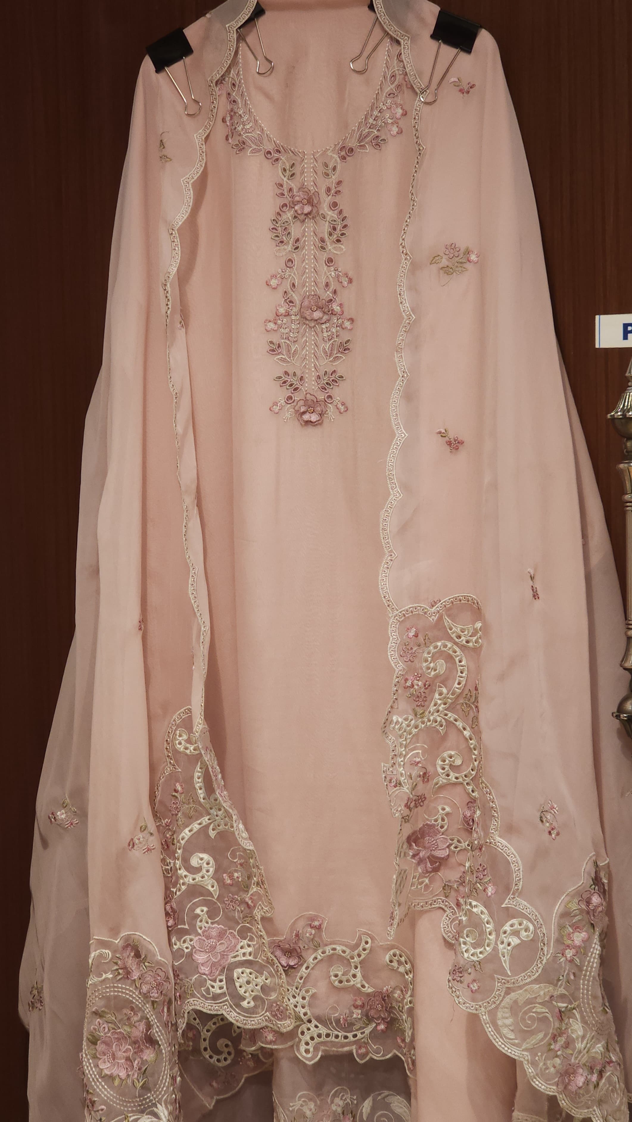 Pure Organza Resham Embroidery - Export Edition