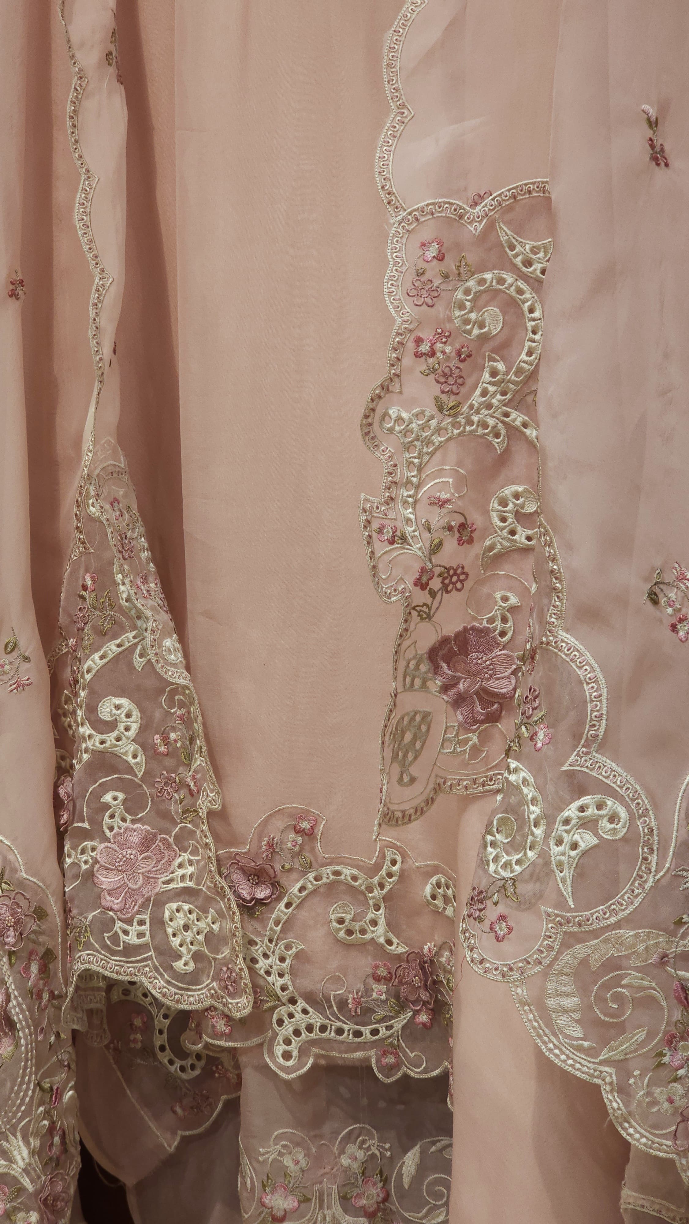 Pure Organza Resham Embroidery - Export Edition