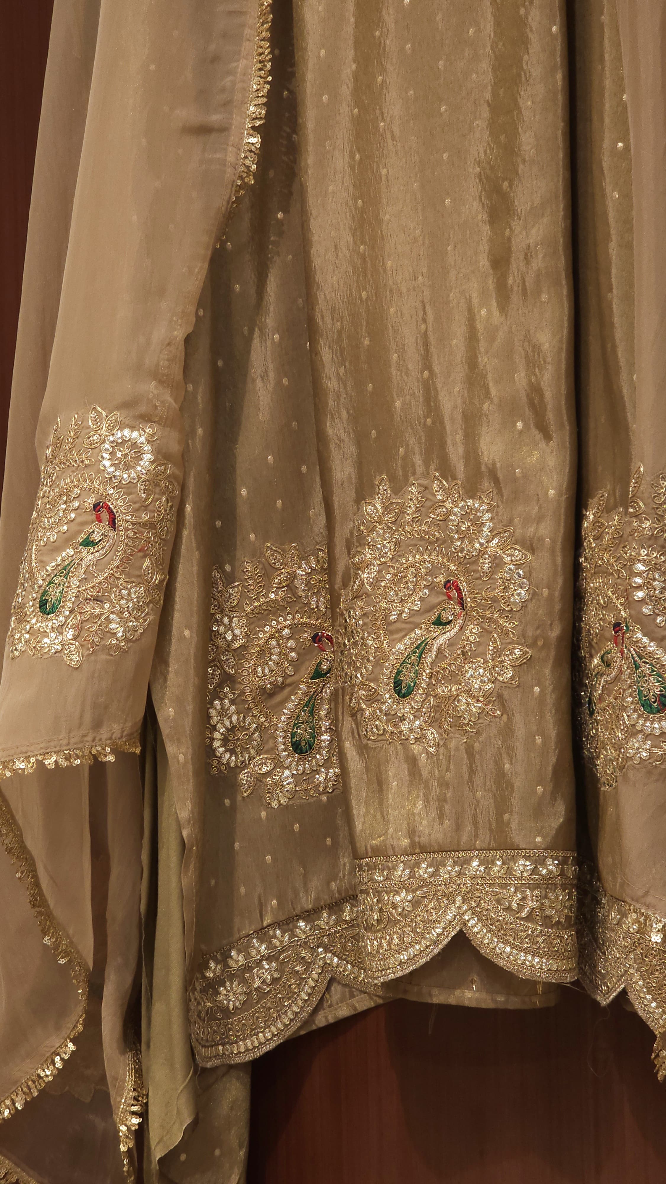 Peacock Assemble, Soft Banarasi Tissue Suit