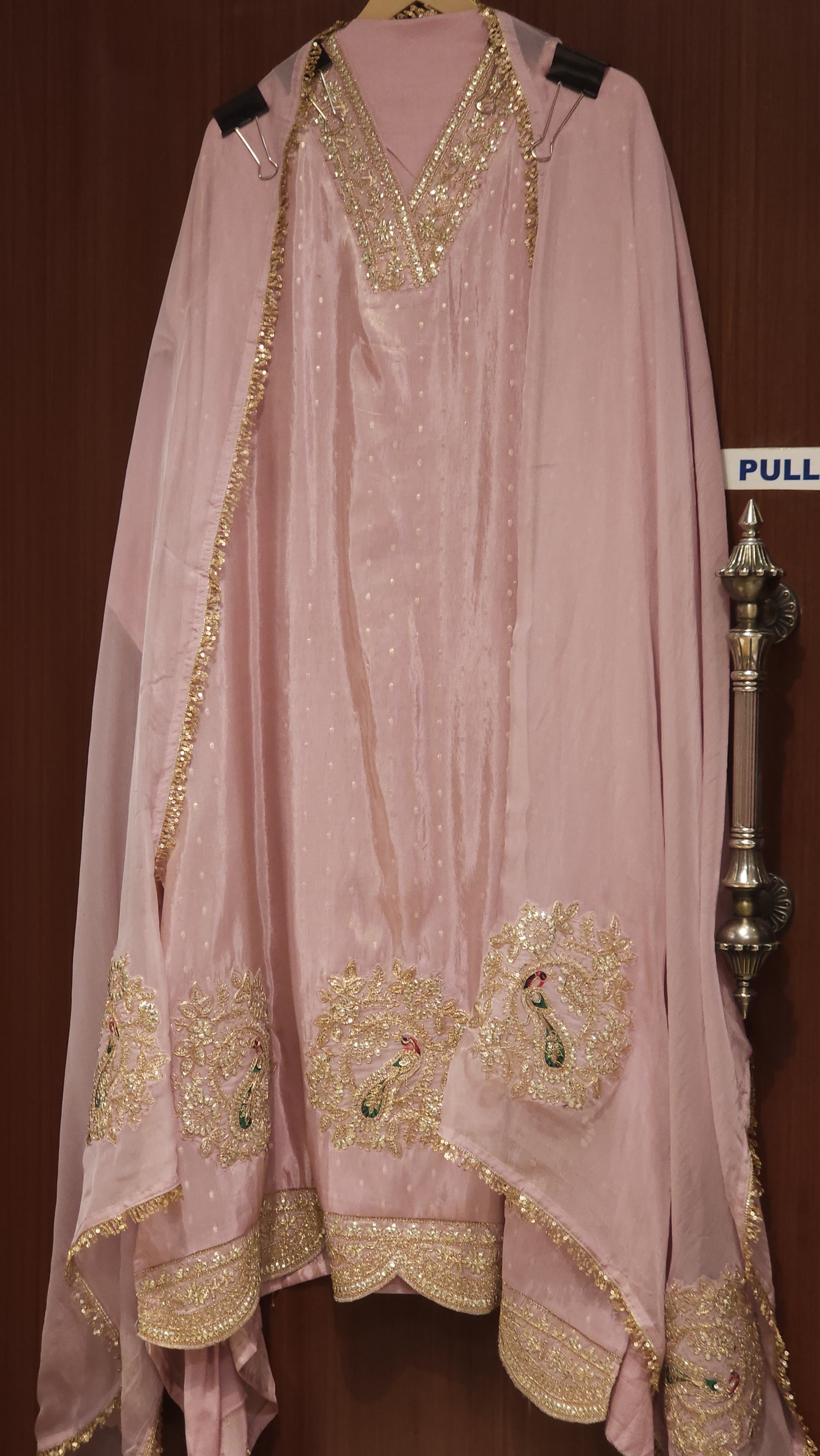 Peacock Assemble, Soft Banarasi Tissue Suit