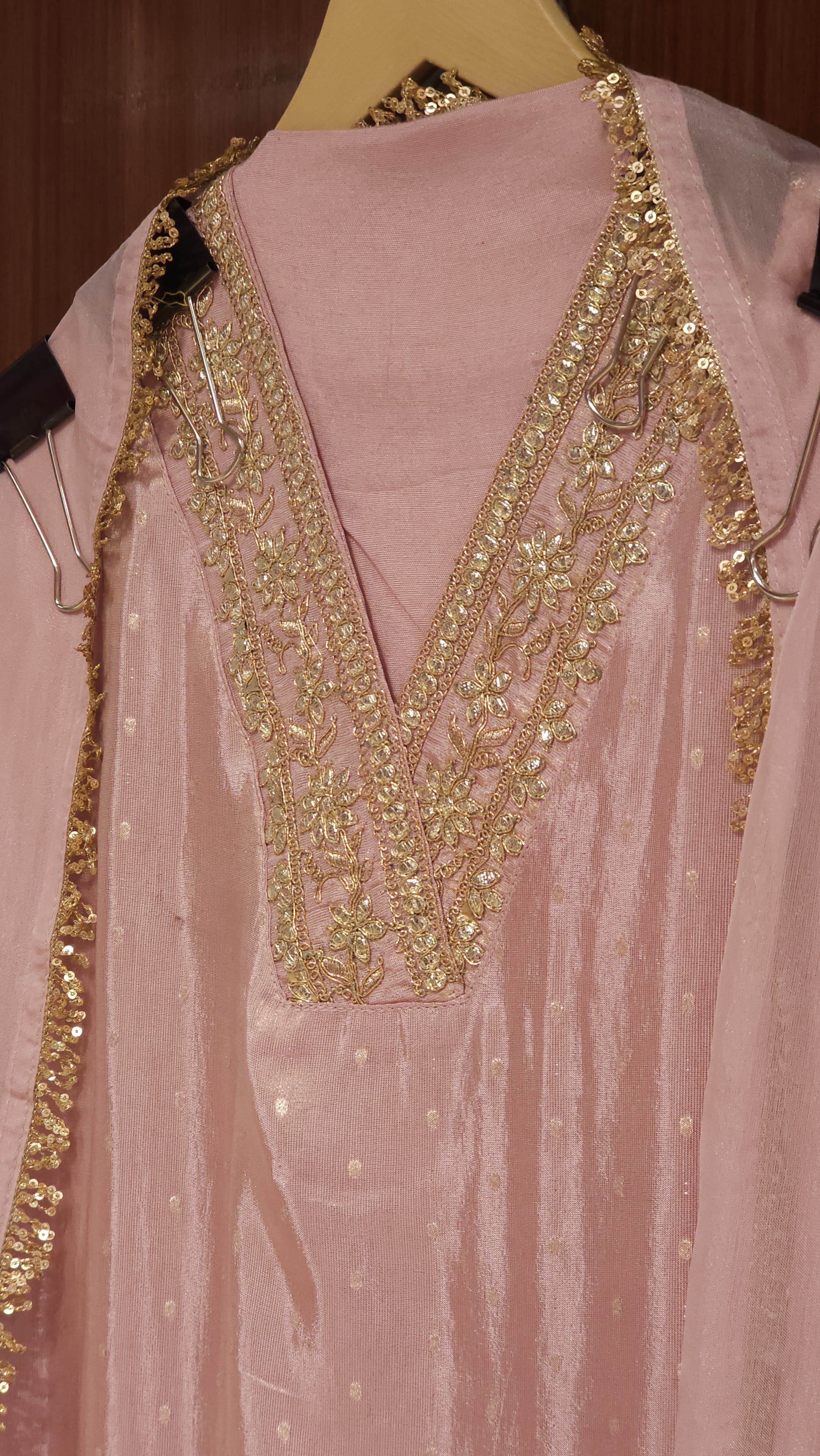 Peacock Assemble, Soft Banarasi Tissue Suit