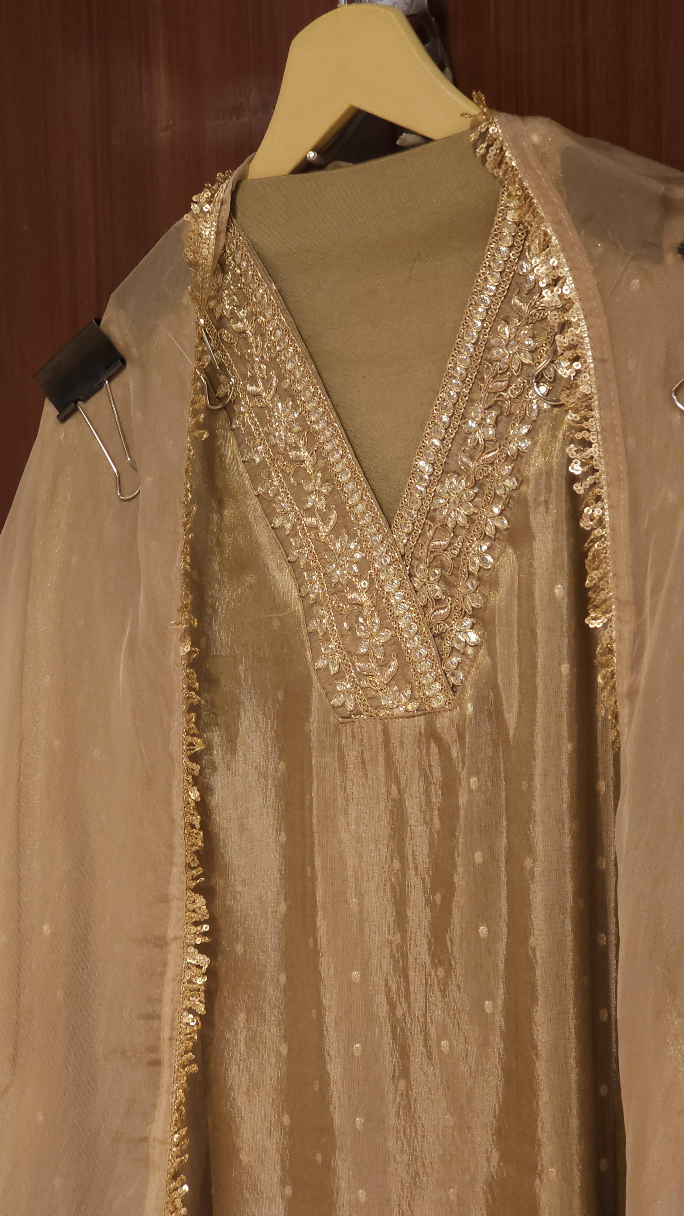 Peacock Assemble, Soft Banarasi Tissue Suit