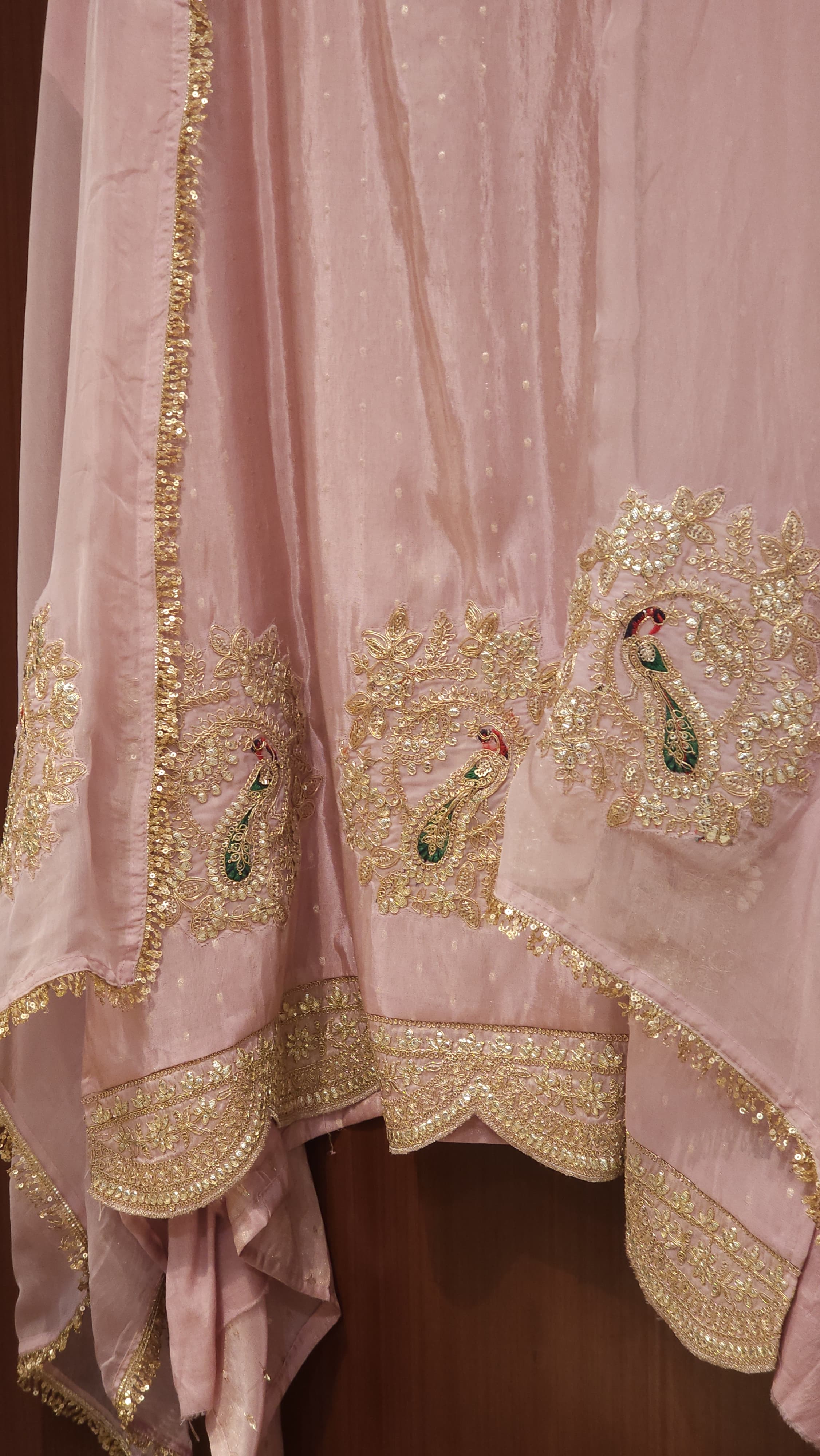 Peacock Assemble, Soft Banarasi Tissue Suit