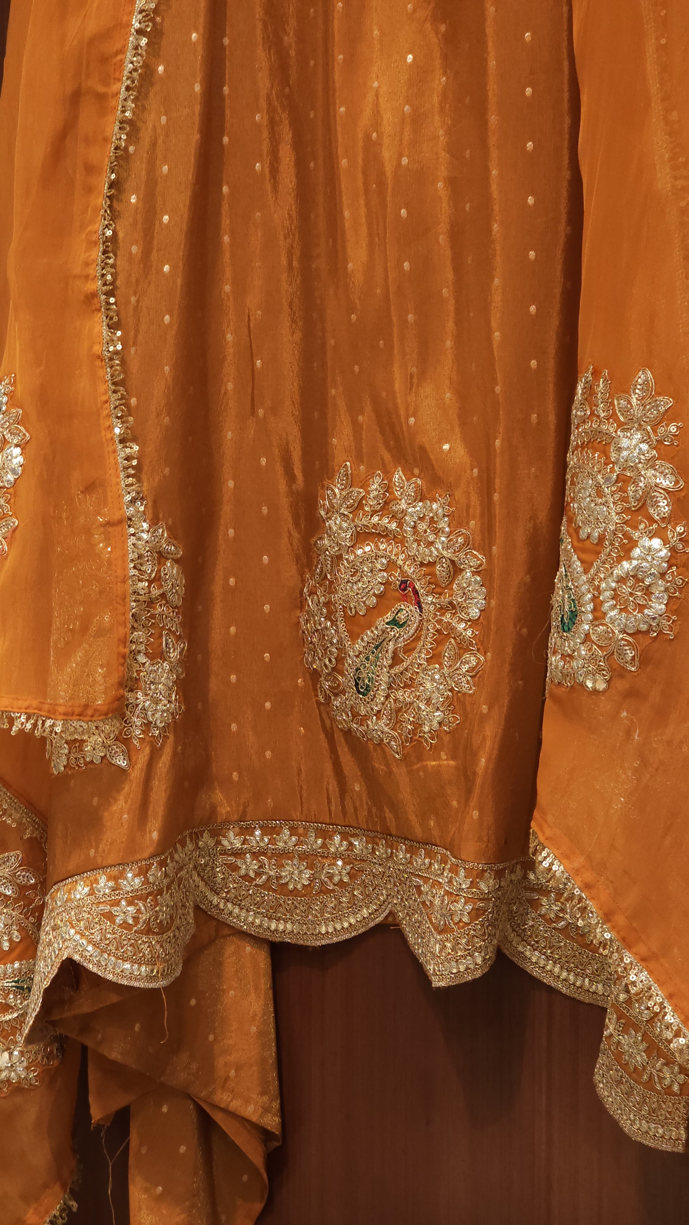 Peacock Assemble, Soft Banarasi Tissue Suit