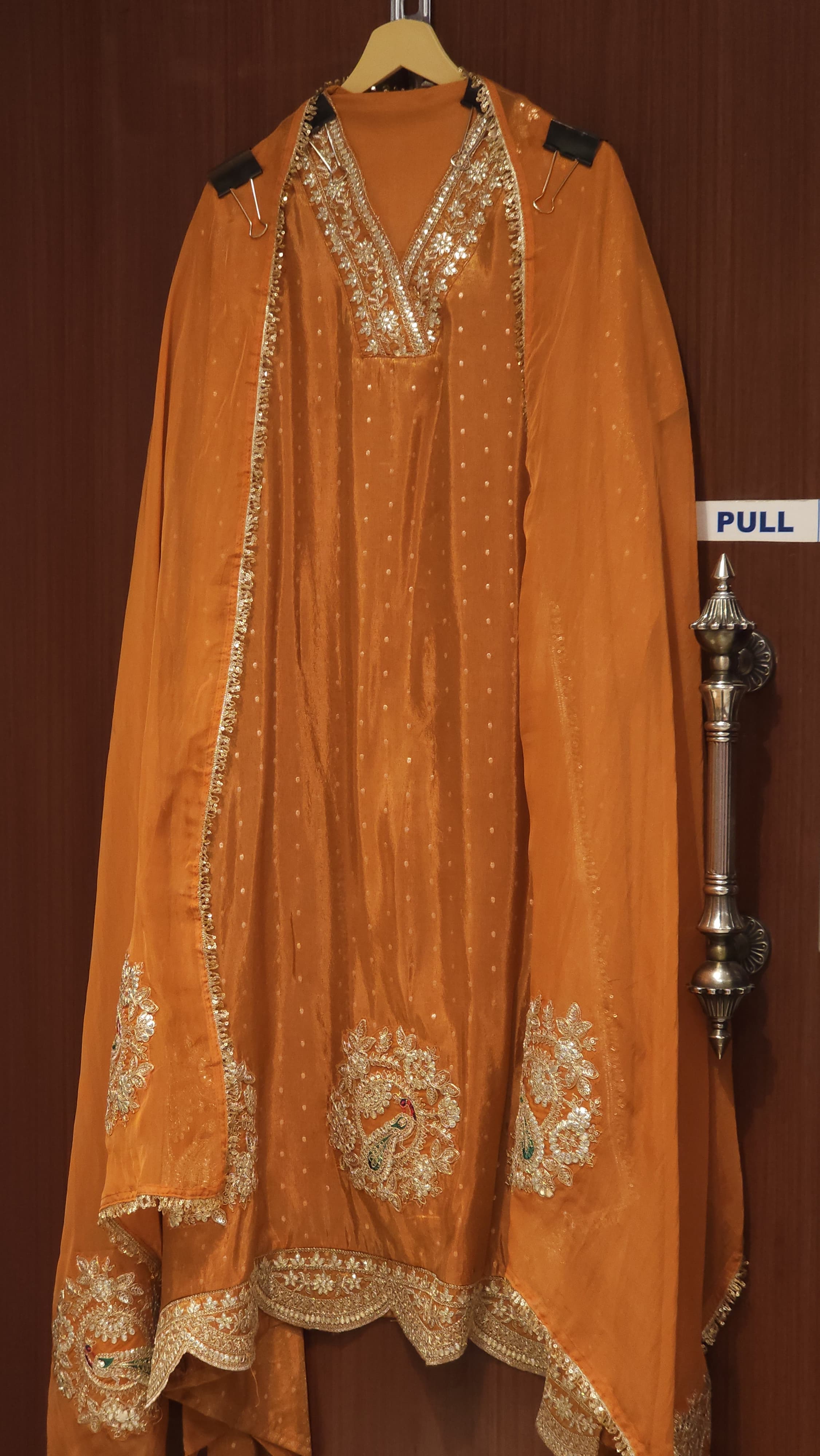 Peacock Assemble, Soft Banarasi Tissue Suit