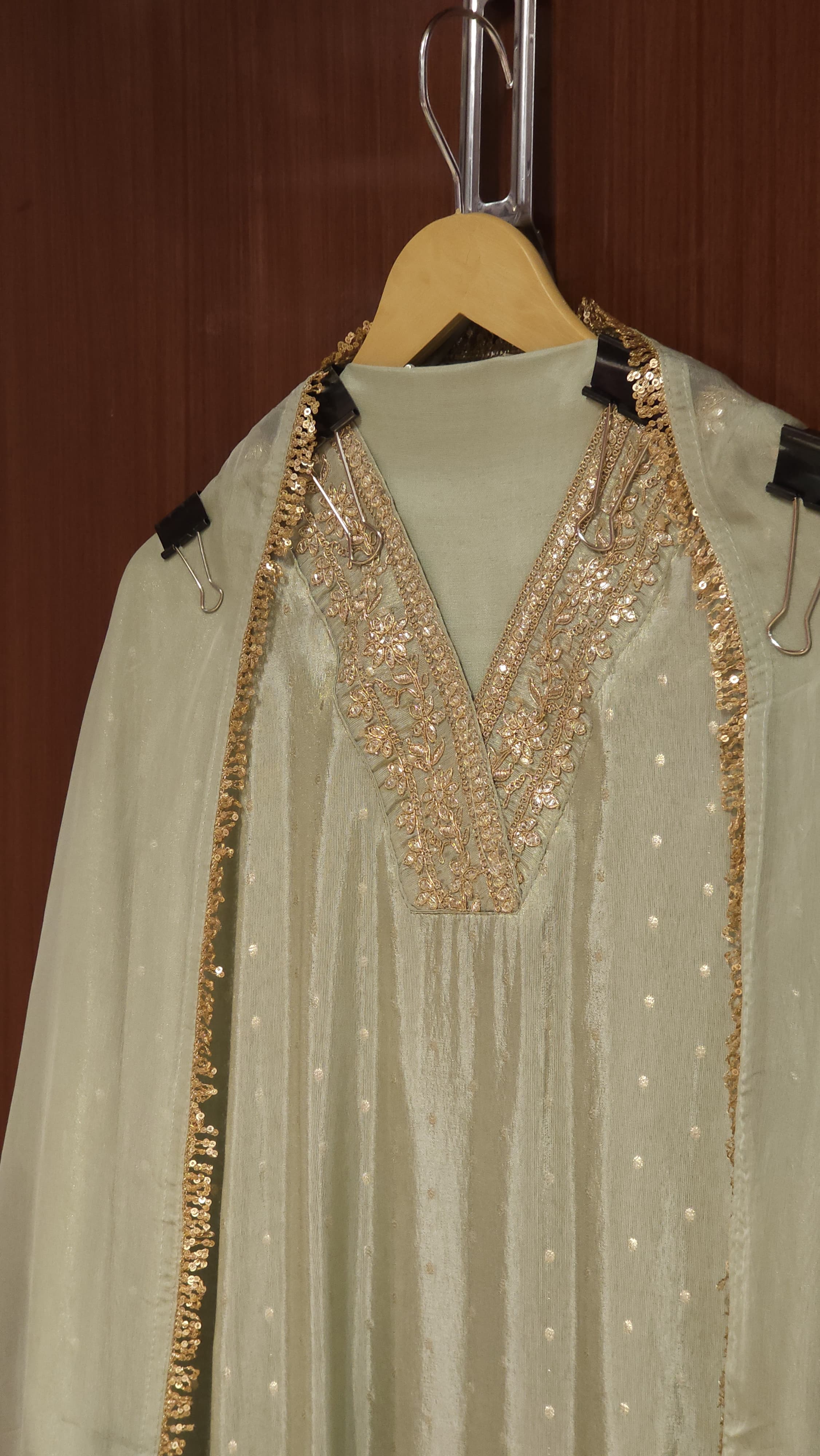 Peacock Assemble, Soft Banarasi Tissue Suit