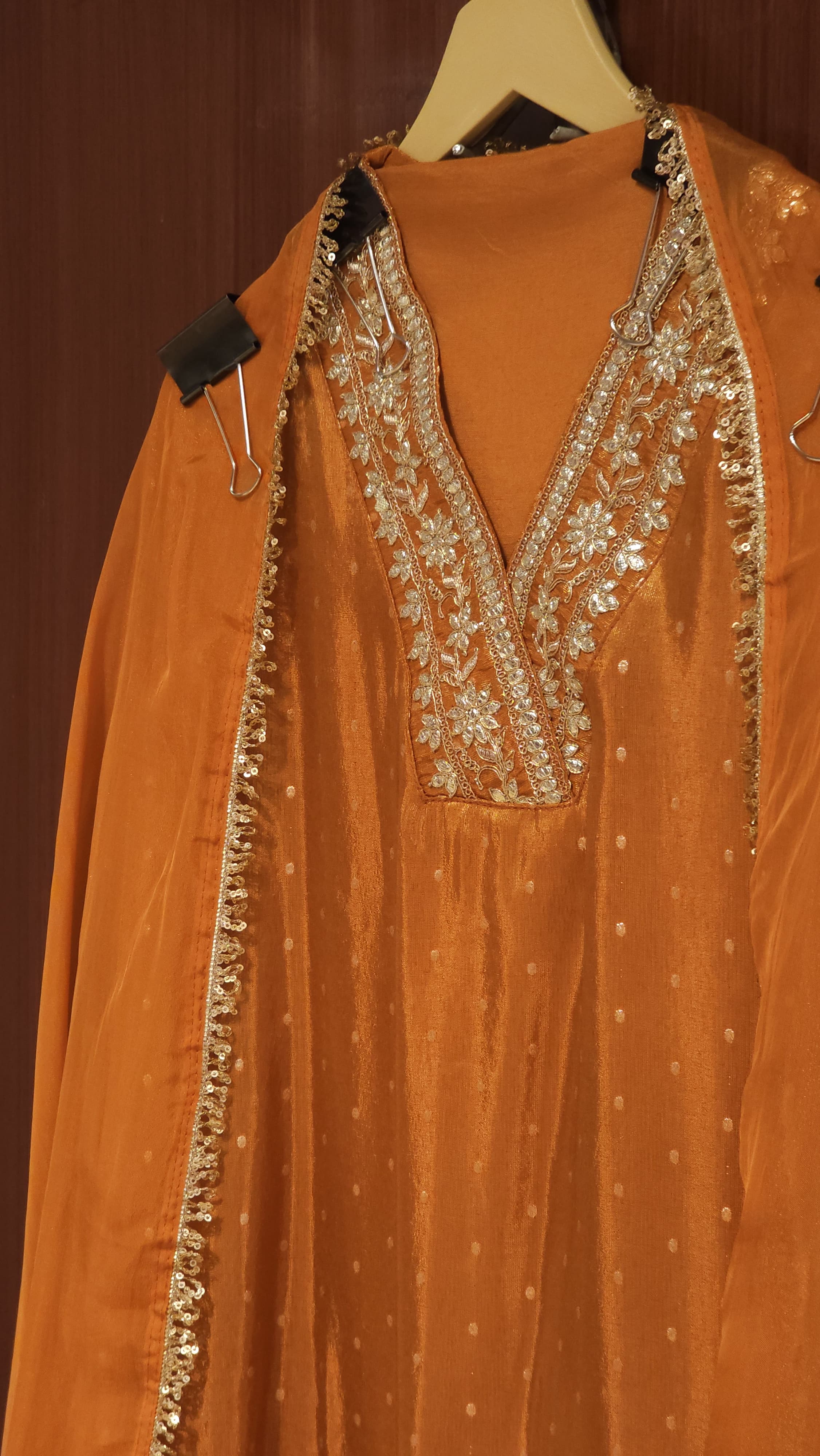 Peacock Assemble, Soft Banarasi Tissue Suit