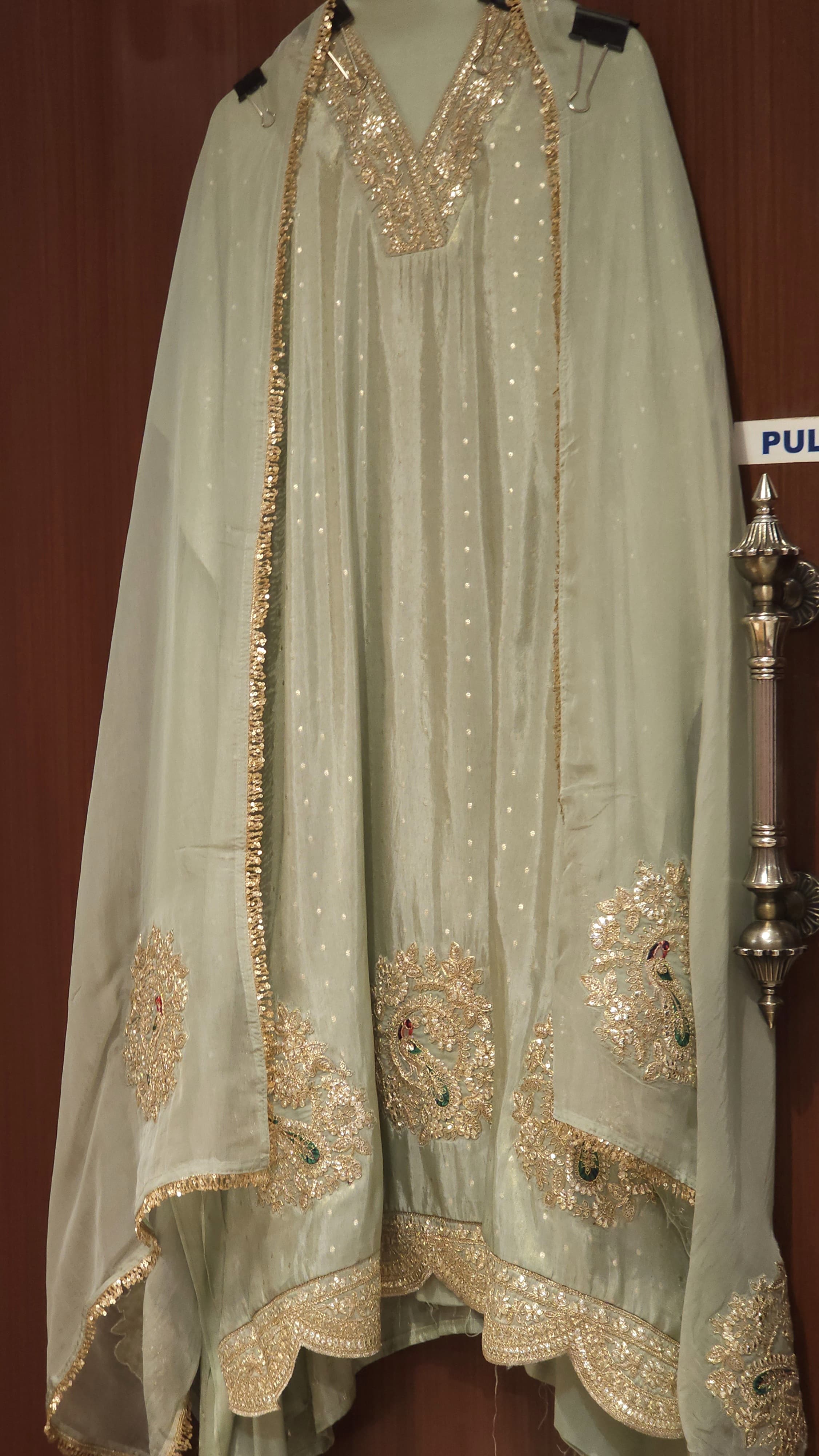 Peacock Assemble, Soft Banarasi Tissue Suit