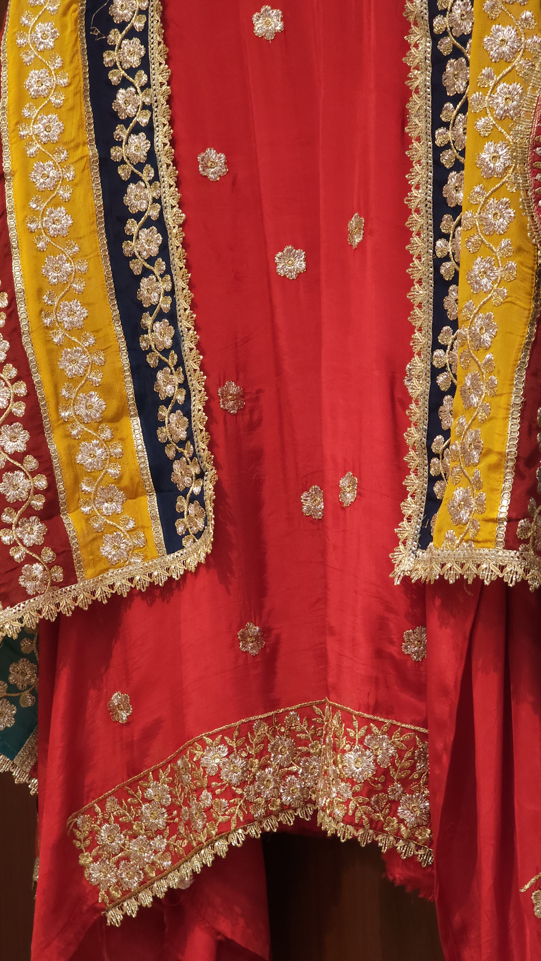 Shaadi- Edition,Crepe Suit with Grand Dupatta
