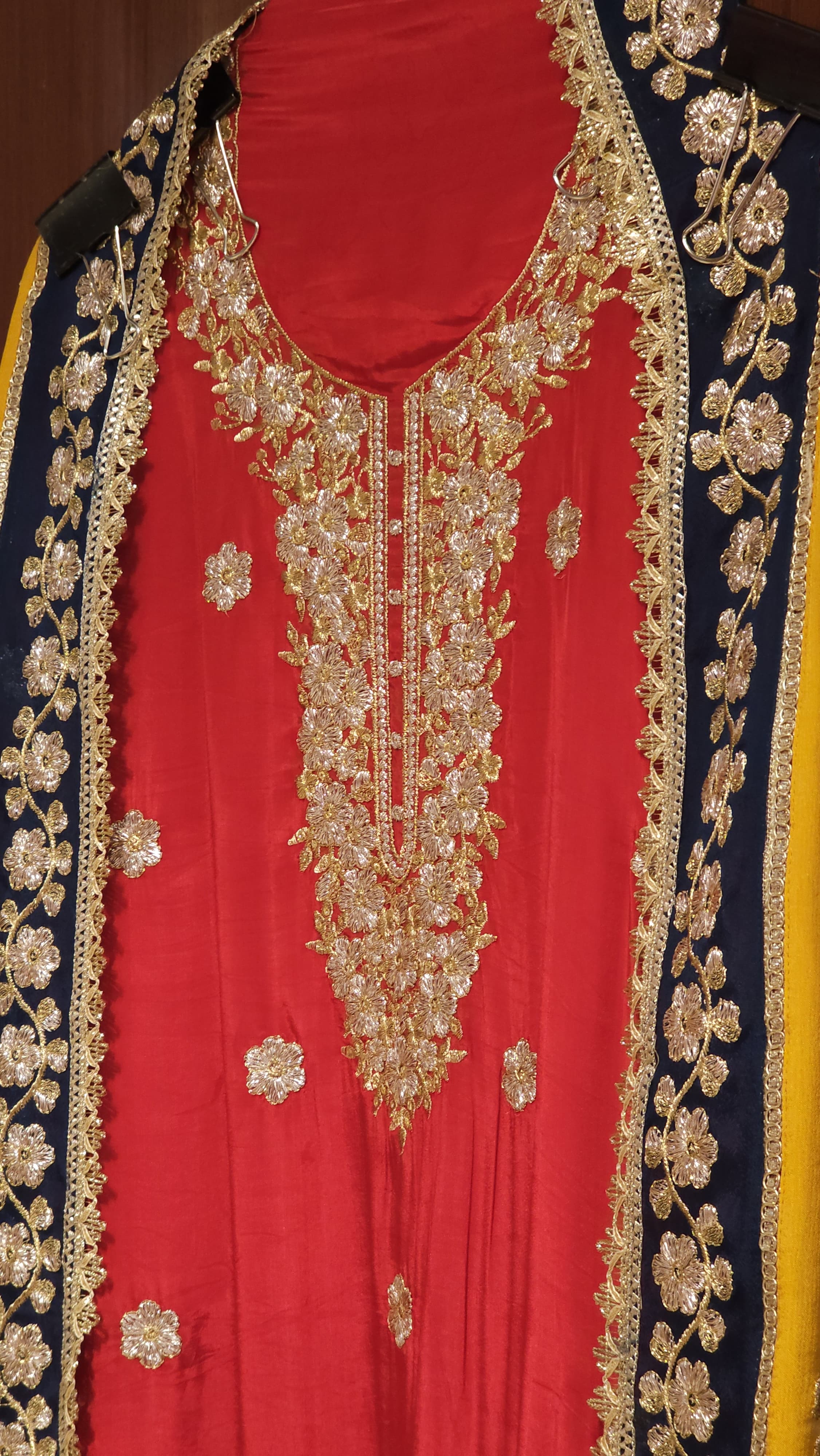 Shaadi- Edition,Crepe Suit with Grand Dupatta