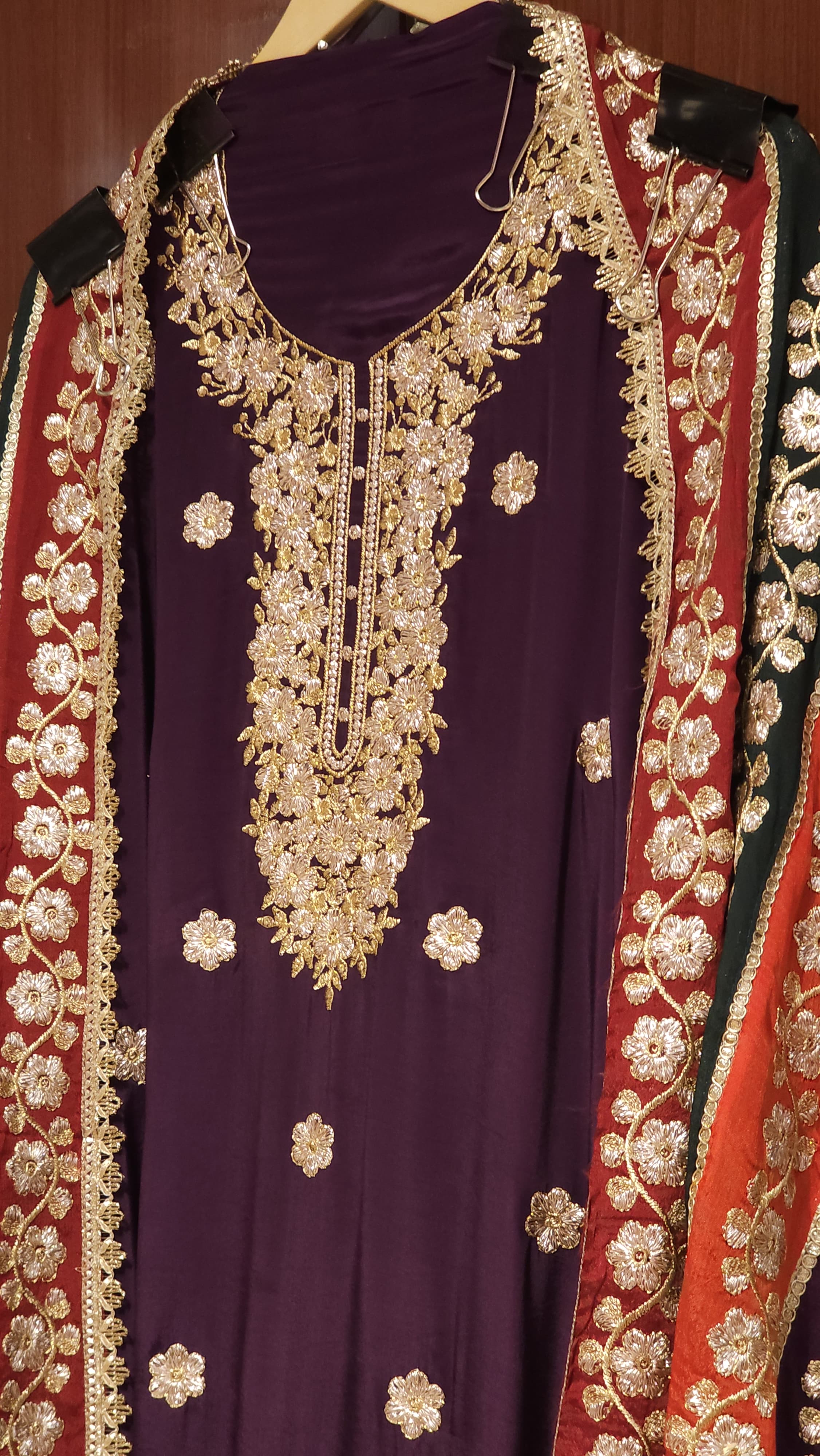 Shaadi- Edition,Crepe Suit with Grand Dupatta