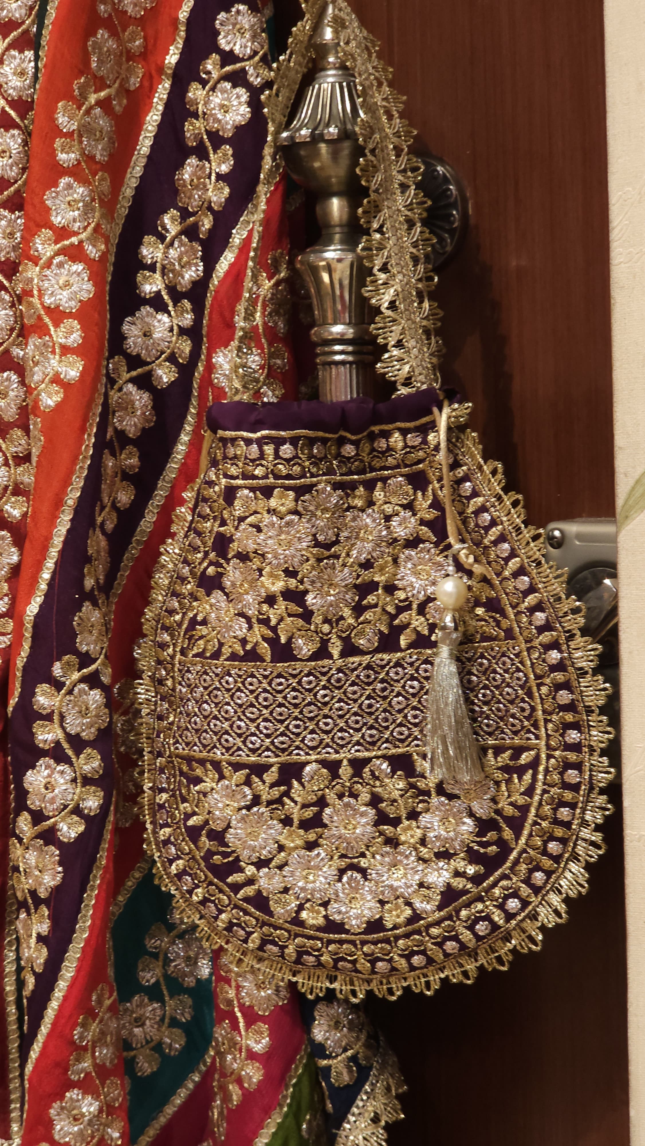 Shaadi- Edition,Crepe Suit with Grand Dupatta