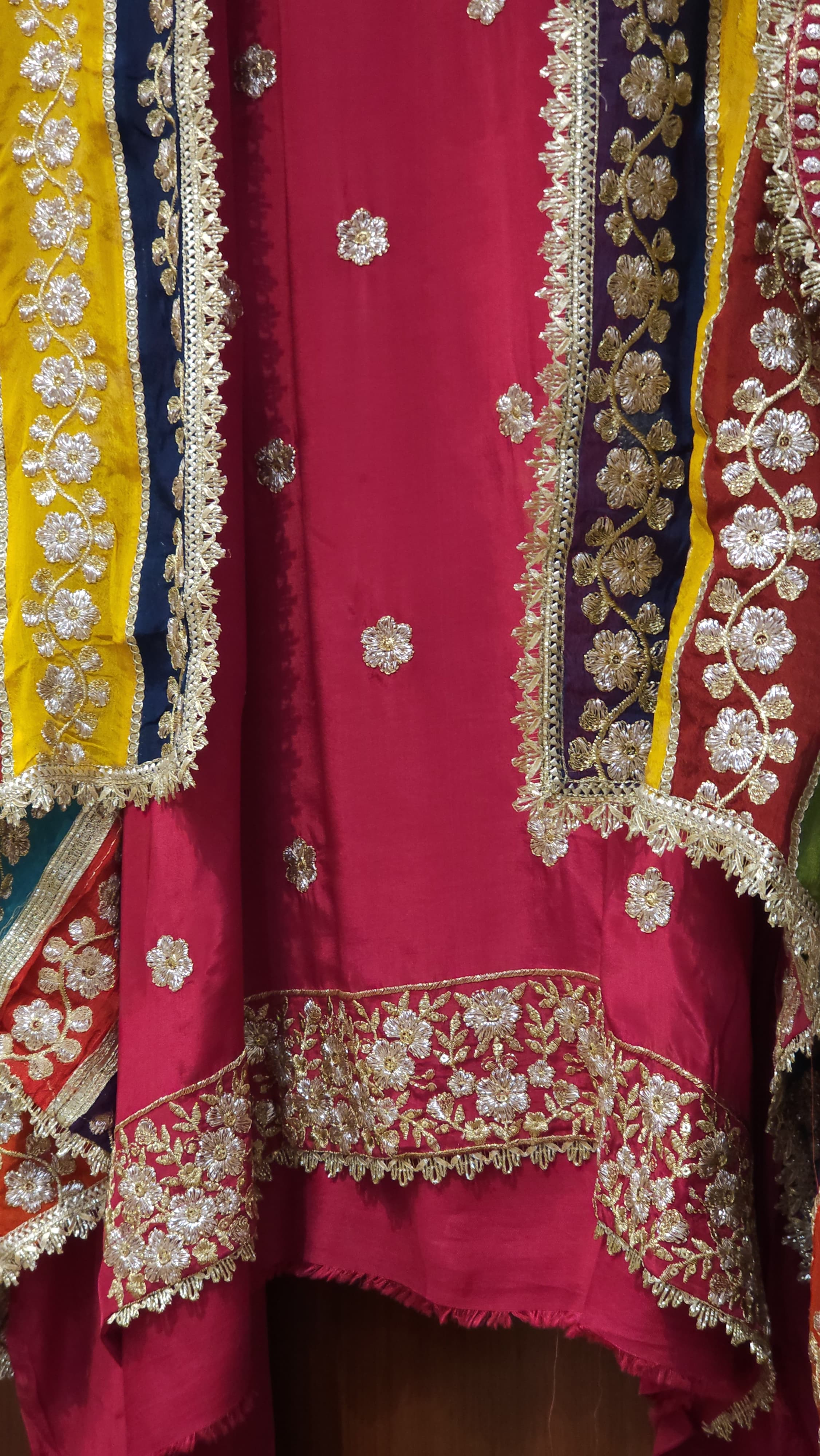 Shaadi- Edition,Crepe Suit with Grand Dupatta