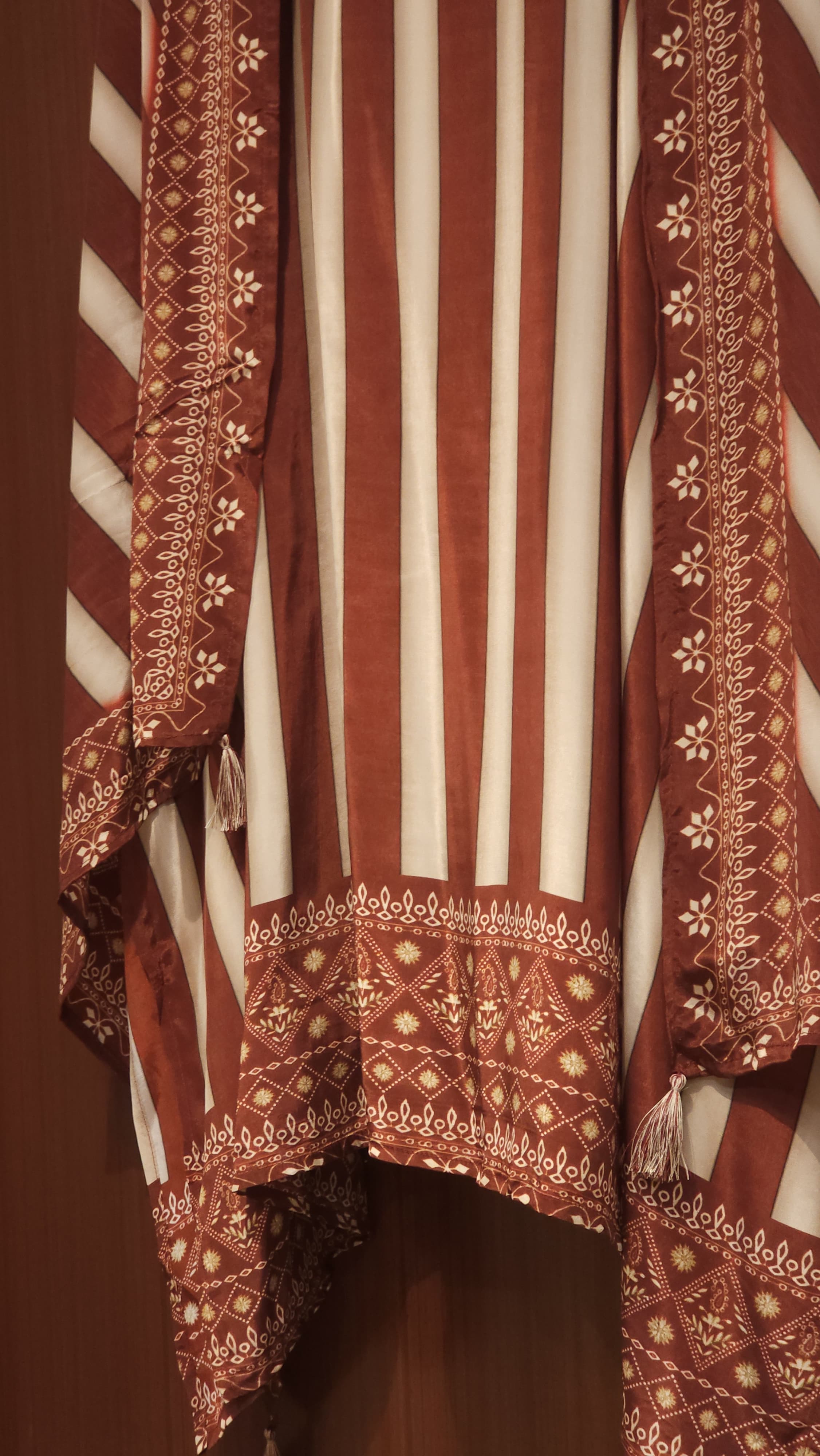 Striped Crepe Suit in 3 new Hues