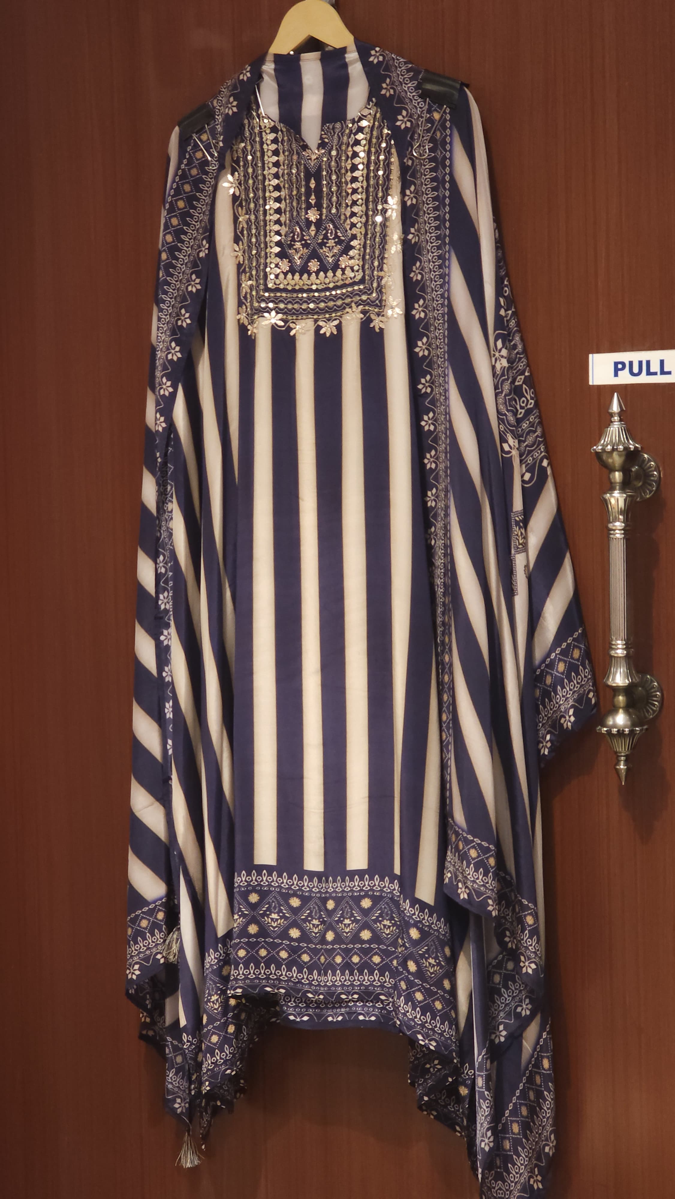 Striped Crepe Suit in 3 new Hues