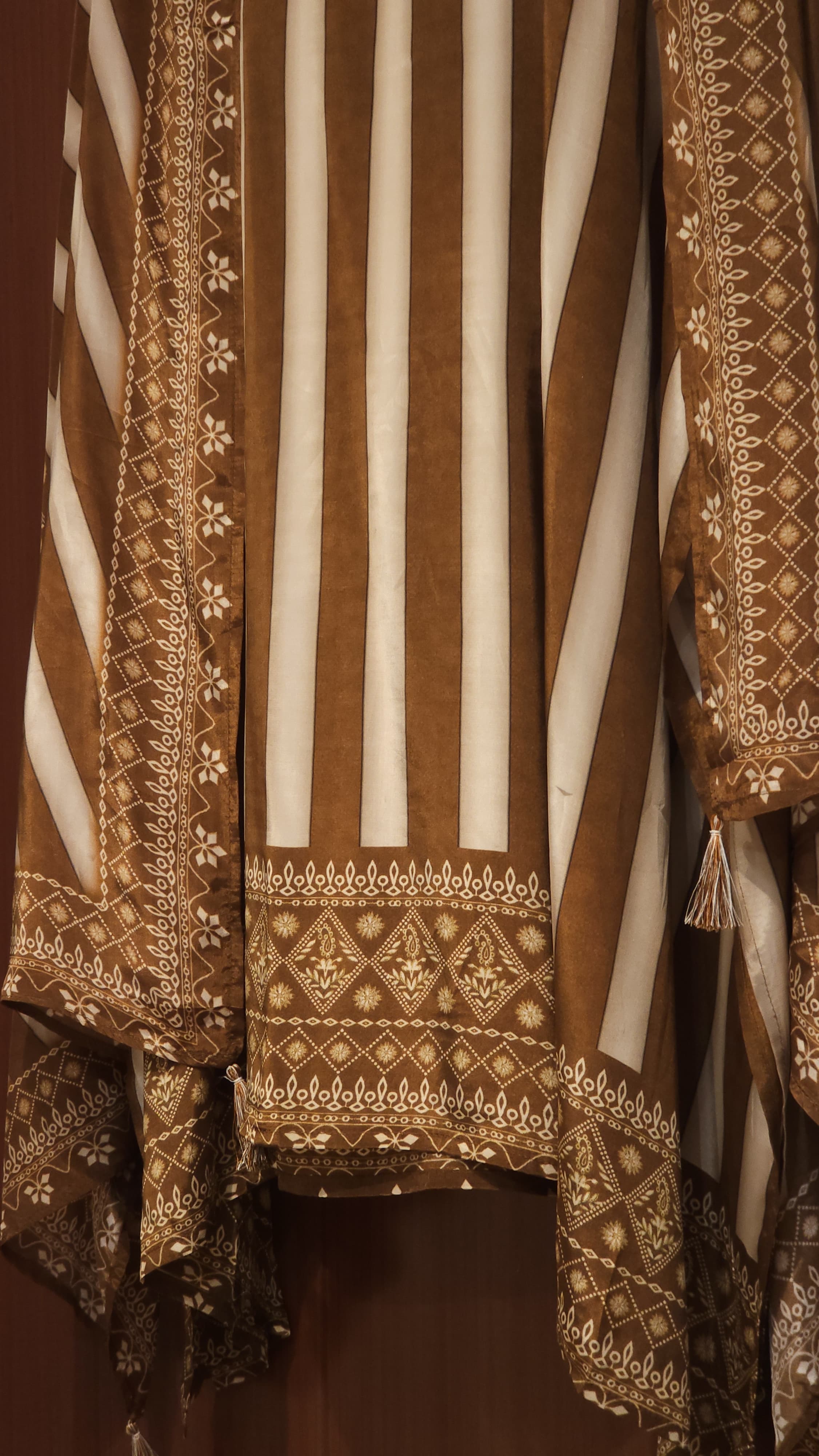 Striped Crepe Suit in 3 new Hues