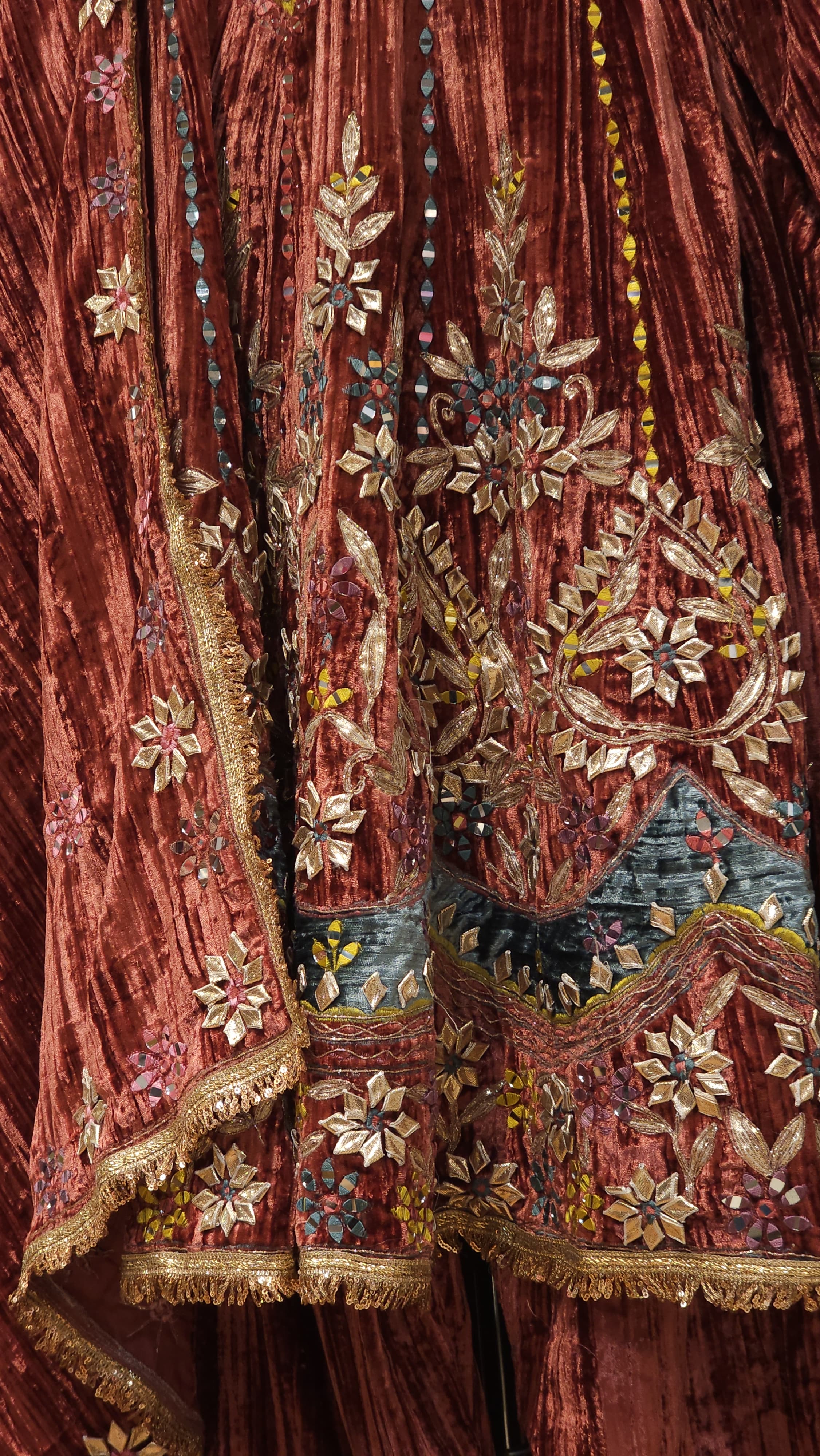 Velvet Anarkali Set- Handcrafted Luxury Readymade