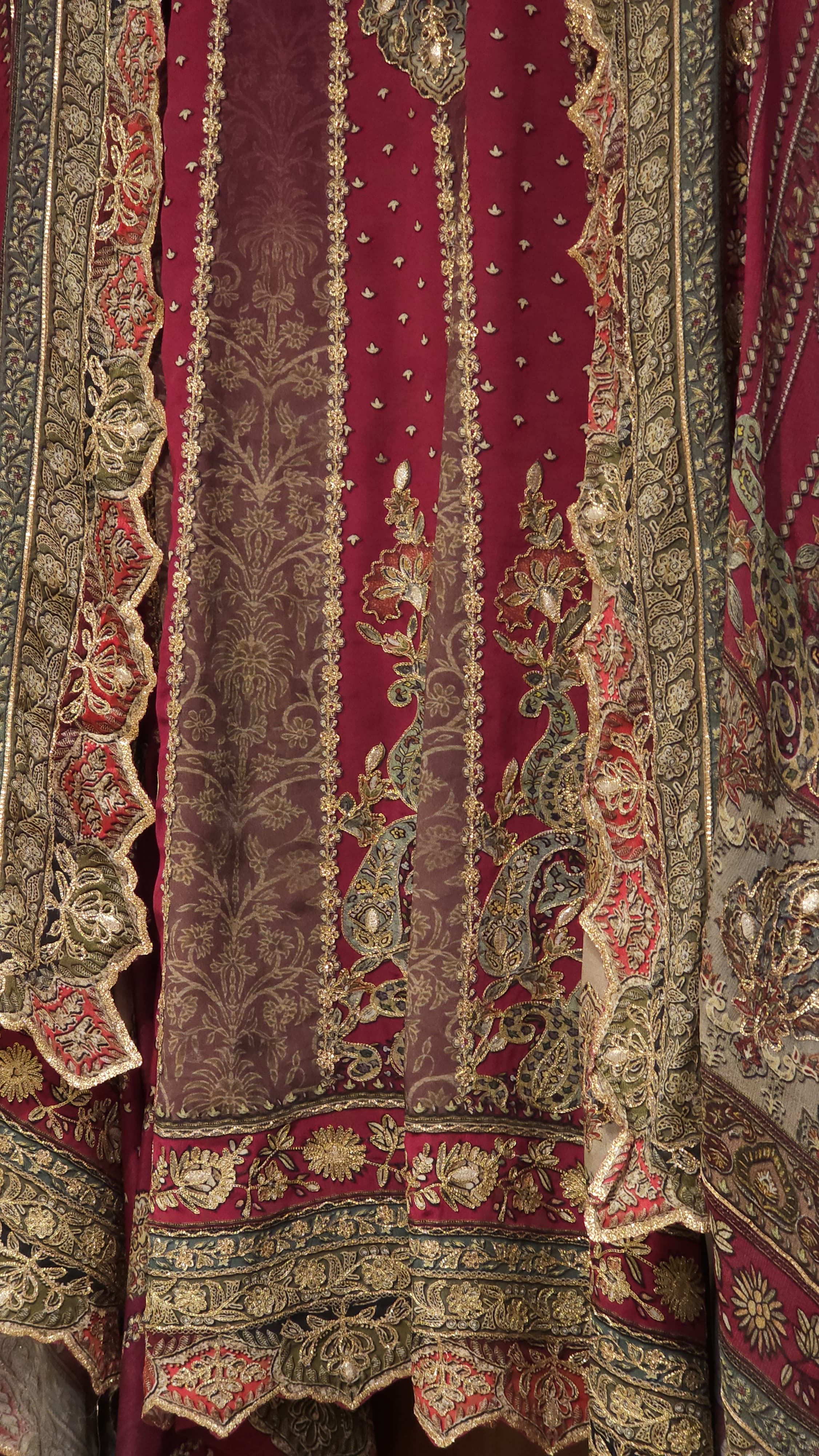 Pure Crepe A-Line Suit– illusion of an Anarkali