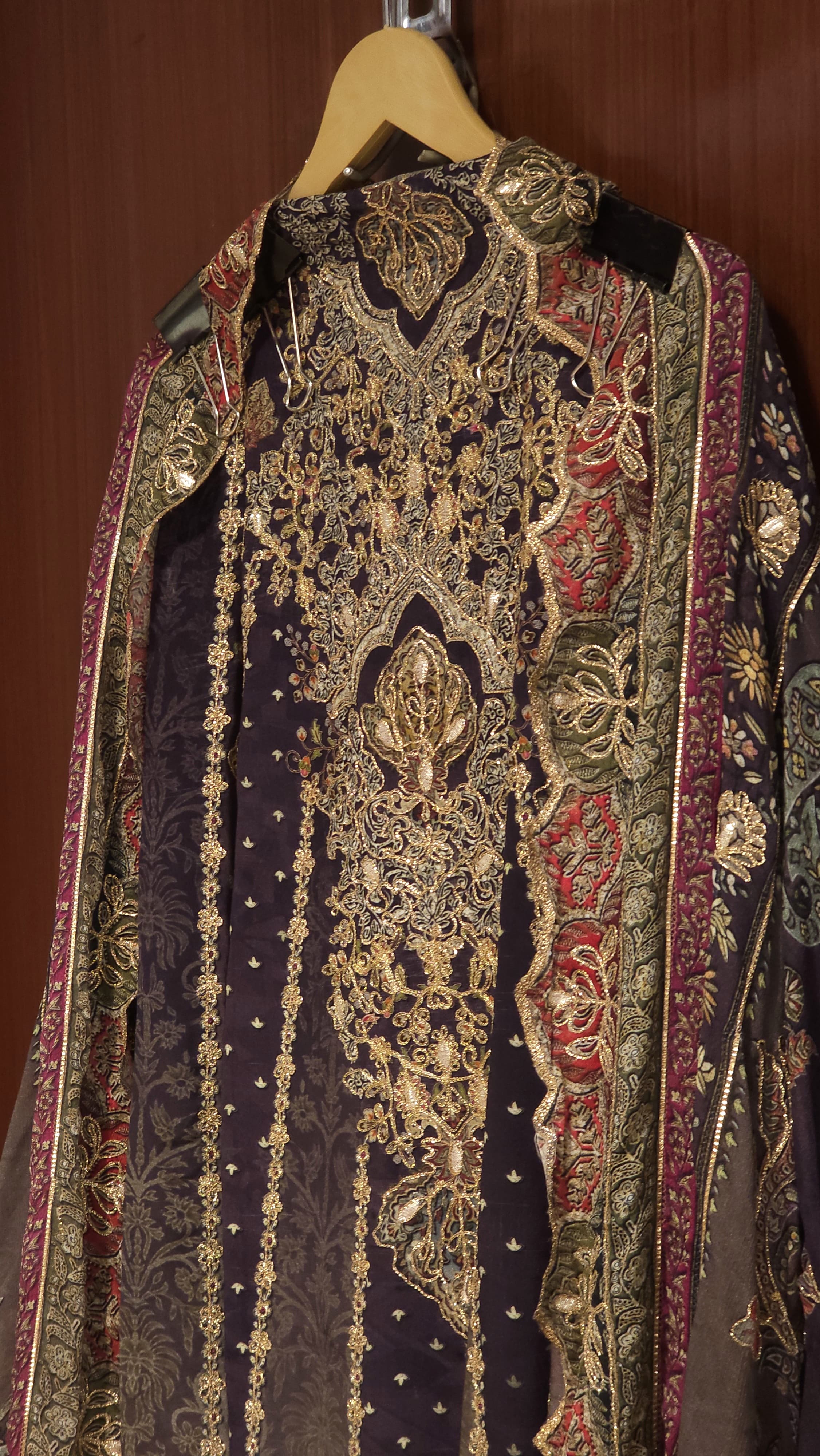 Pure Crepe A-Line Suit– illusion of an Anarkali