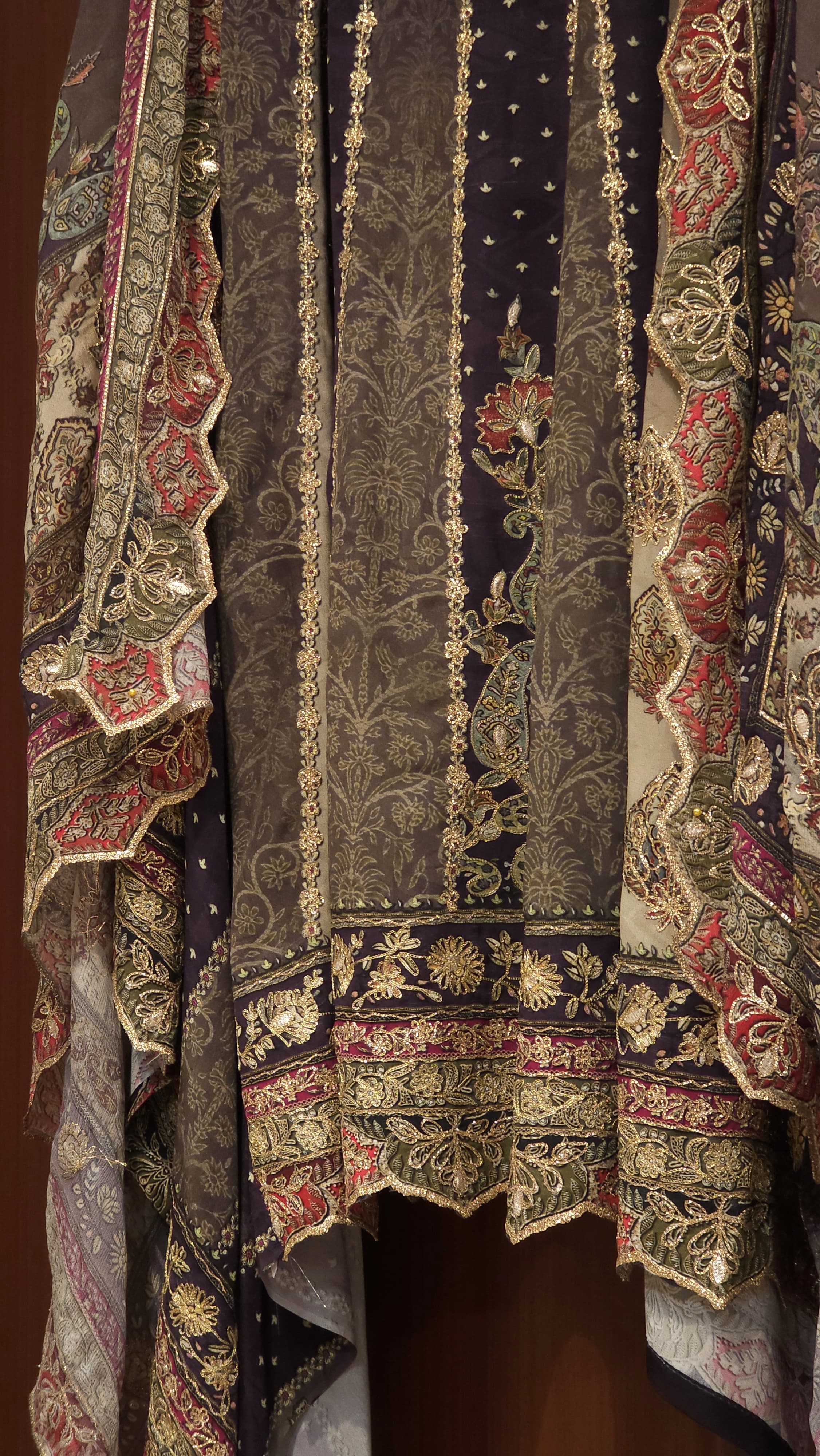 Pure Crepe A-Line Suit– illusion of an Anarkali