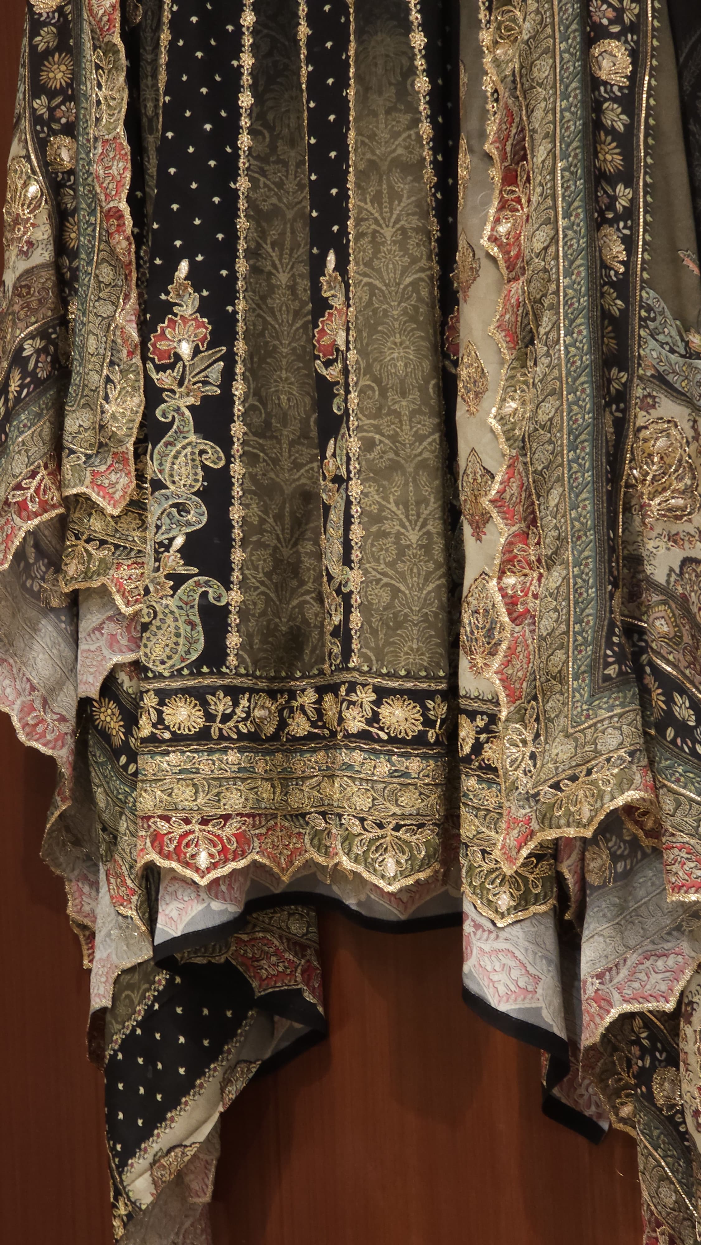 Pure Crepe A-Line Suit– illusion of an Anarkali