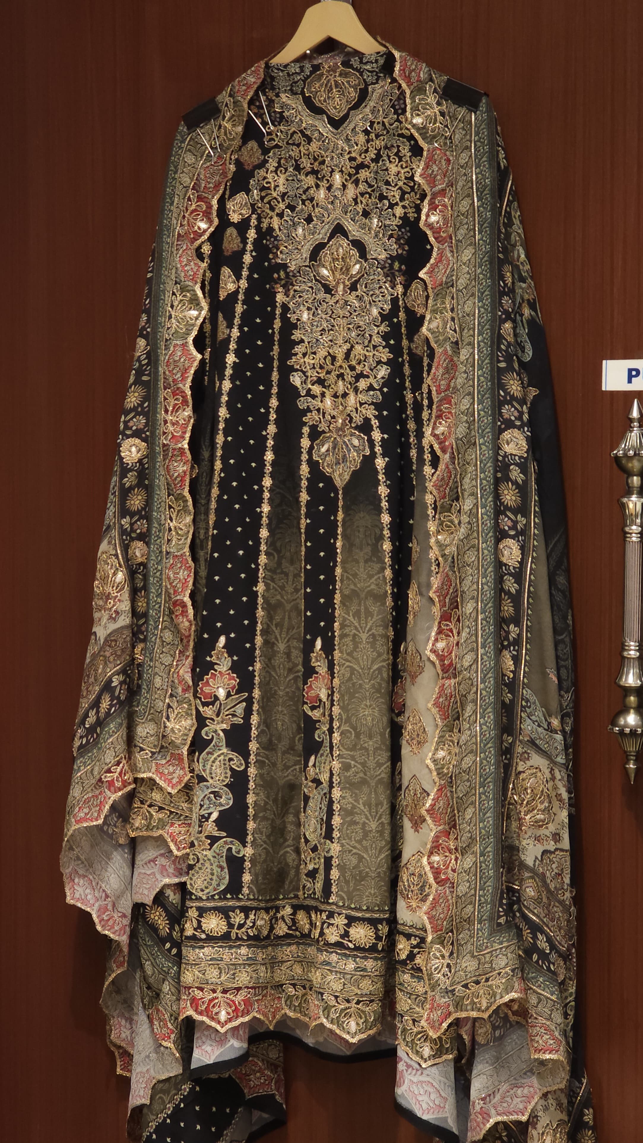 Pure Crepe A-Line Suit– illusion of an Anarkali