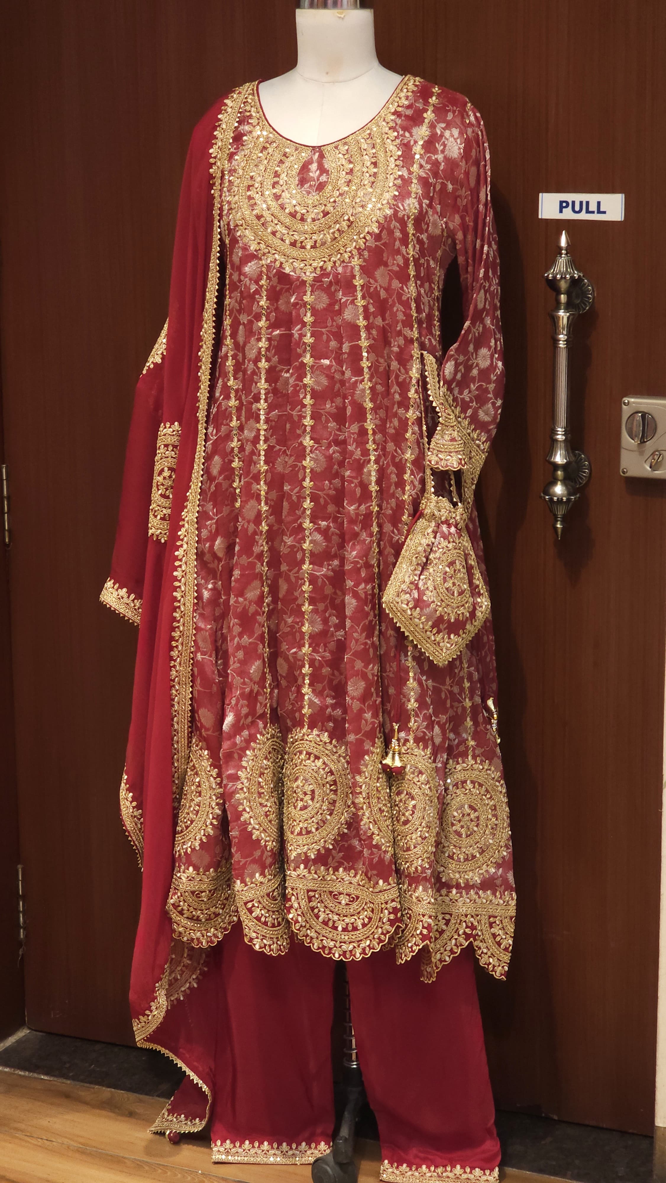 Russian Tissue Anarkali – Royal Heritage Embroidery Edition