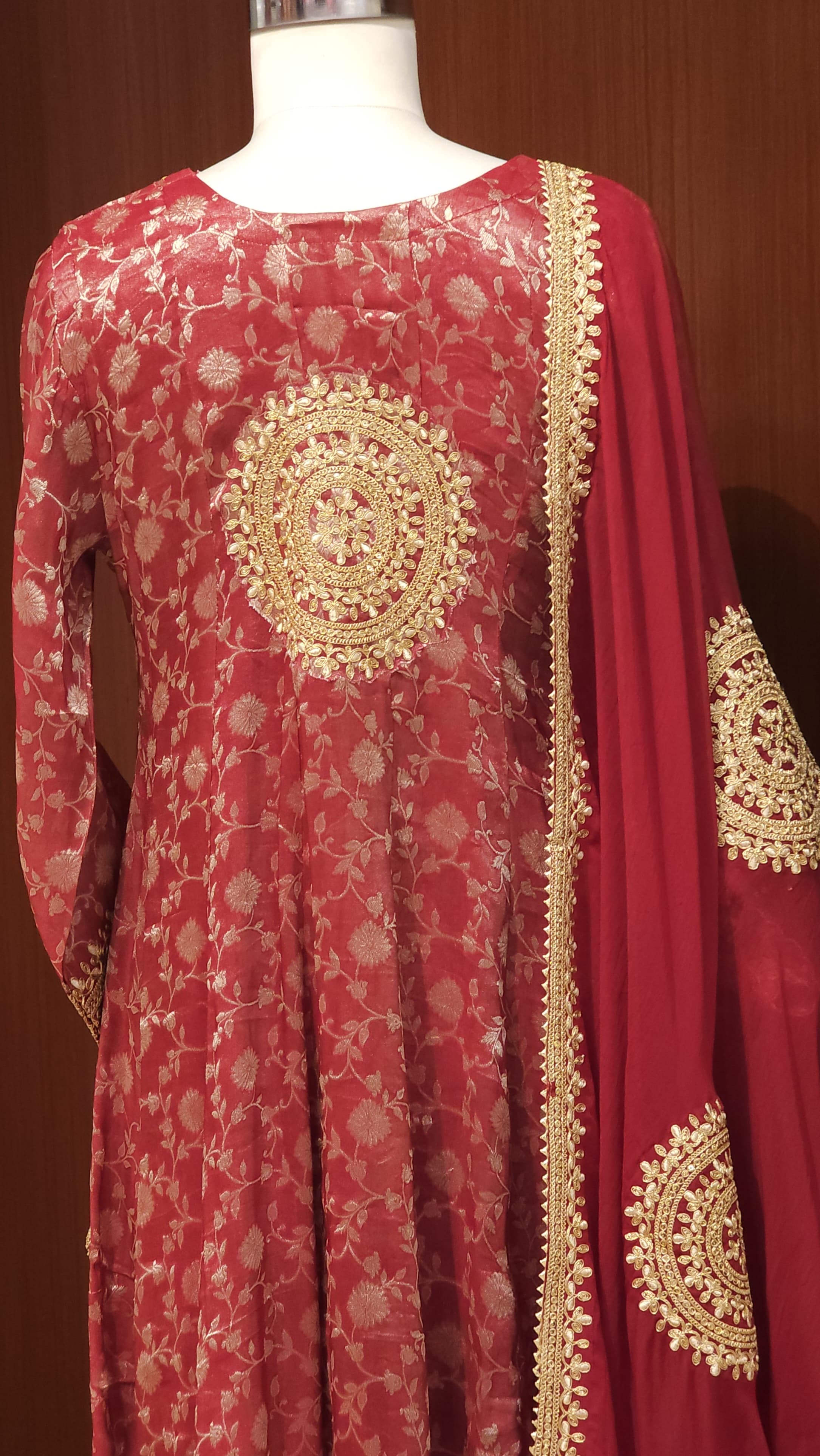 Russian Tissue Anarkali – Royal Heritage Embroidery Edition