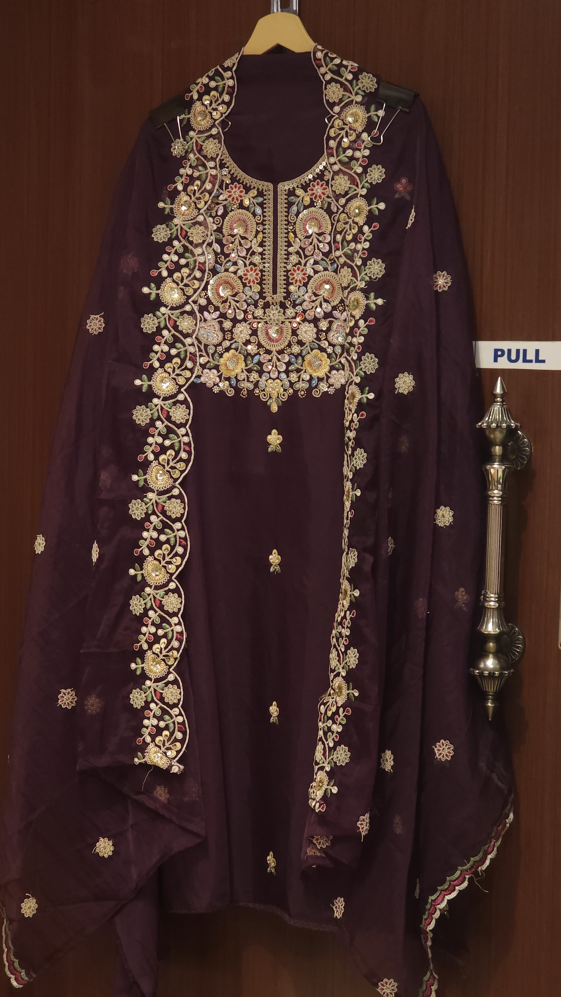 Calcutta Embroidery on Modal Muslin