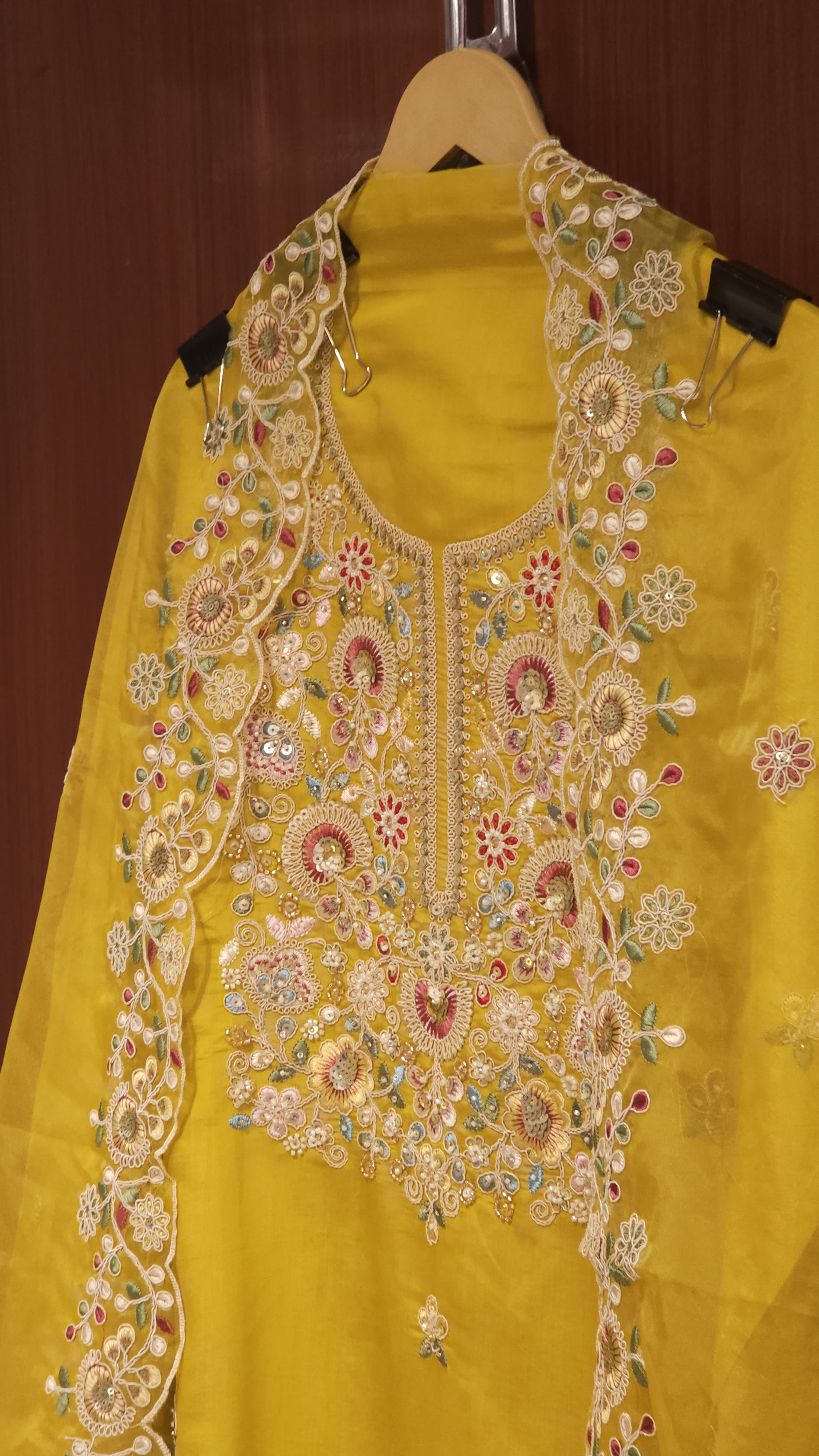 Calcutta Embroidery on Modal Muslin