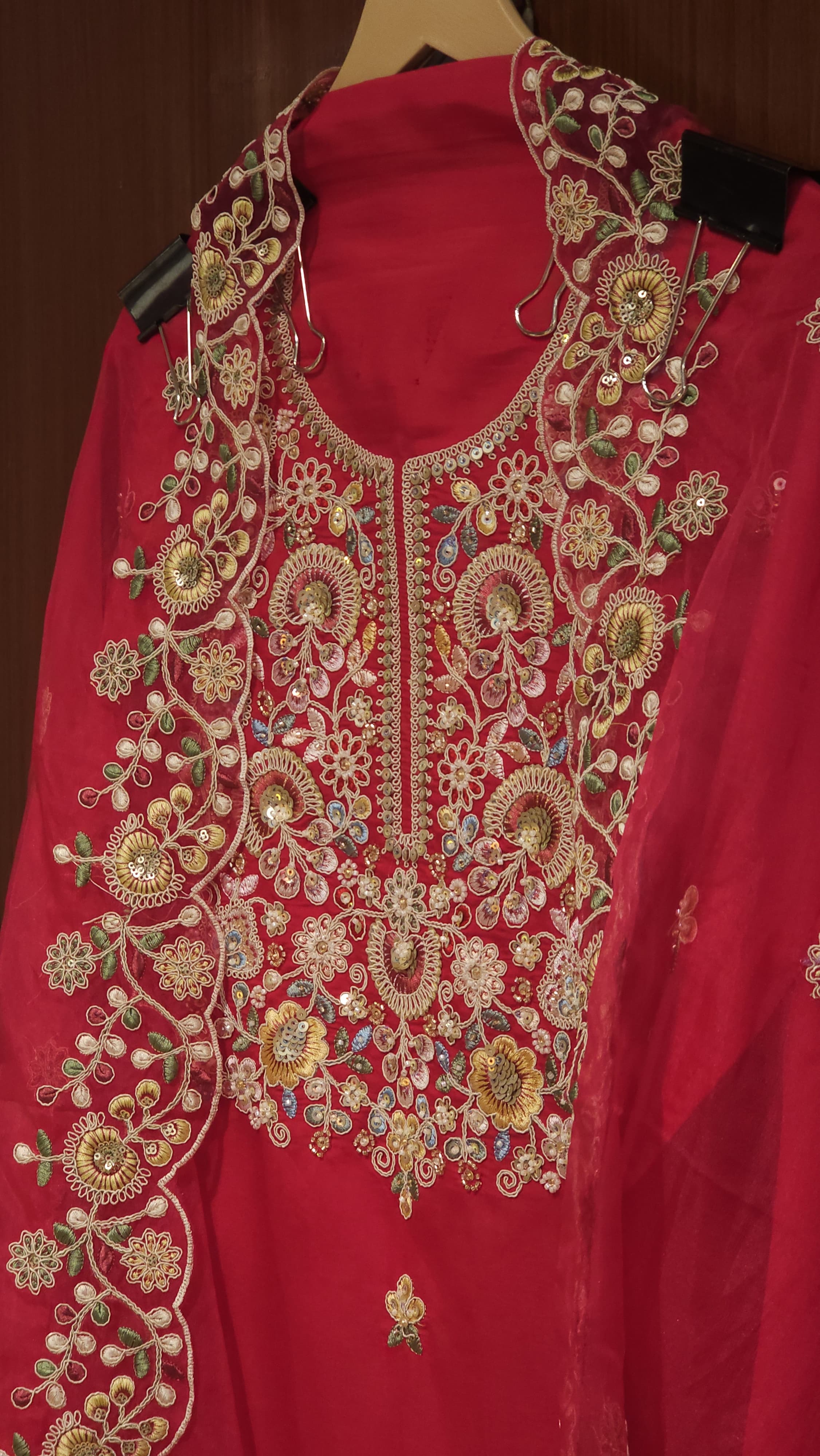 Calcutta Embroidery on Modal Muslin