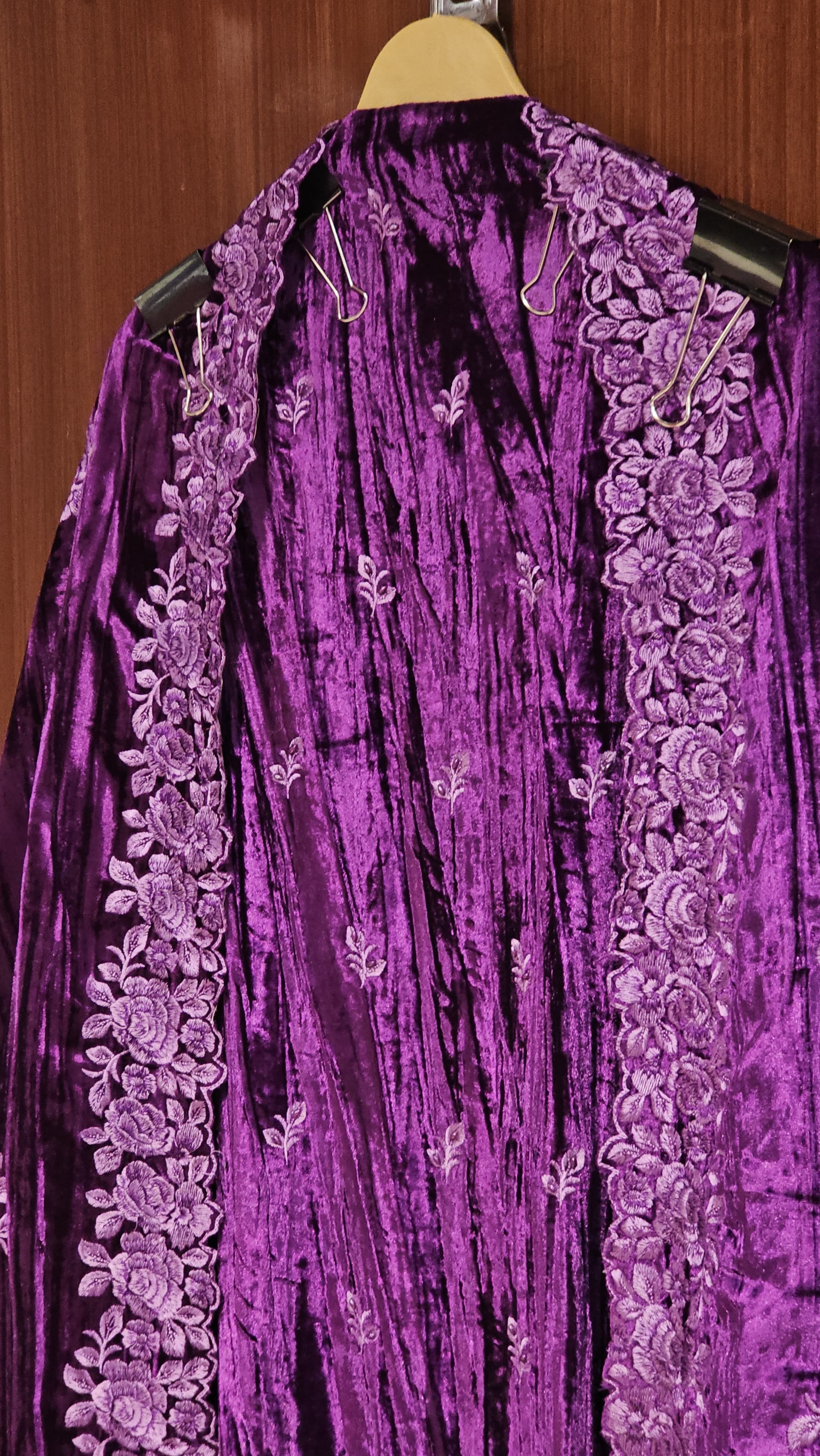 Viral Parsi Embroidery - Velvet Edition with bottom work