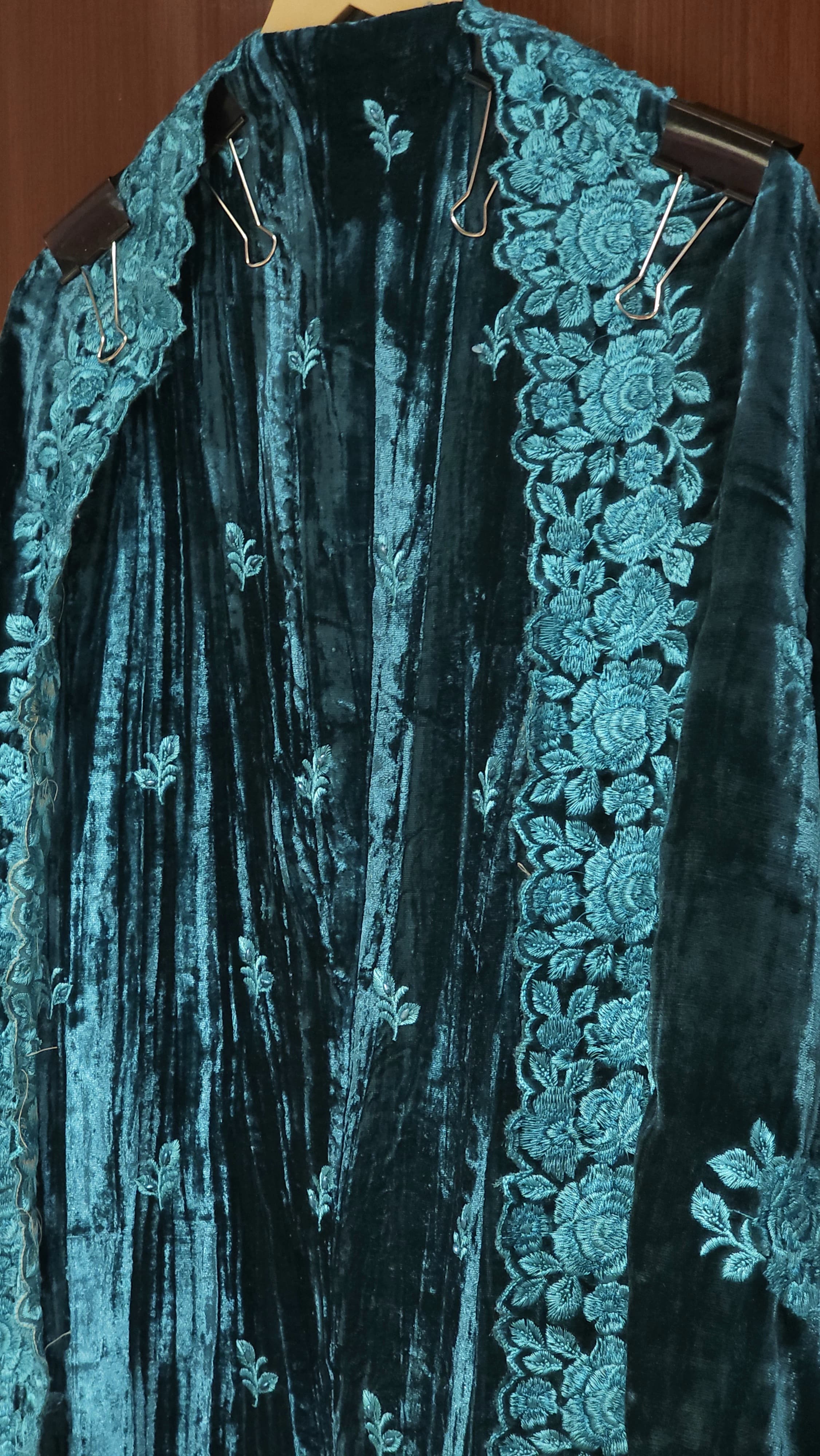 Viral Parsi Embroidery - Velvet Edition with bottom work